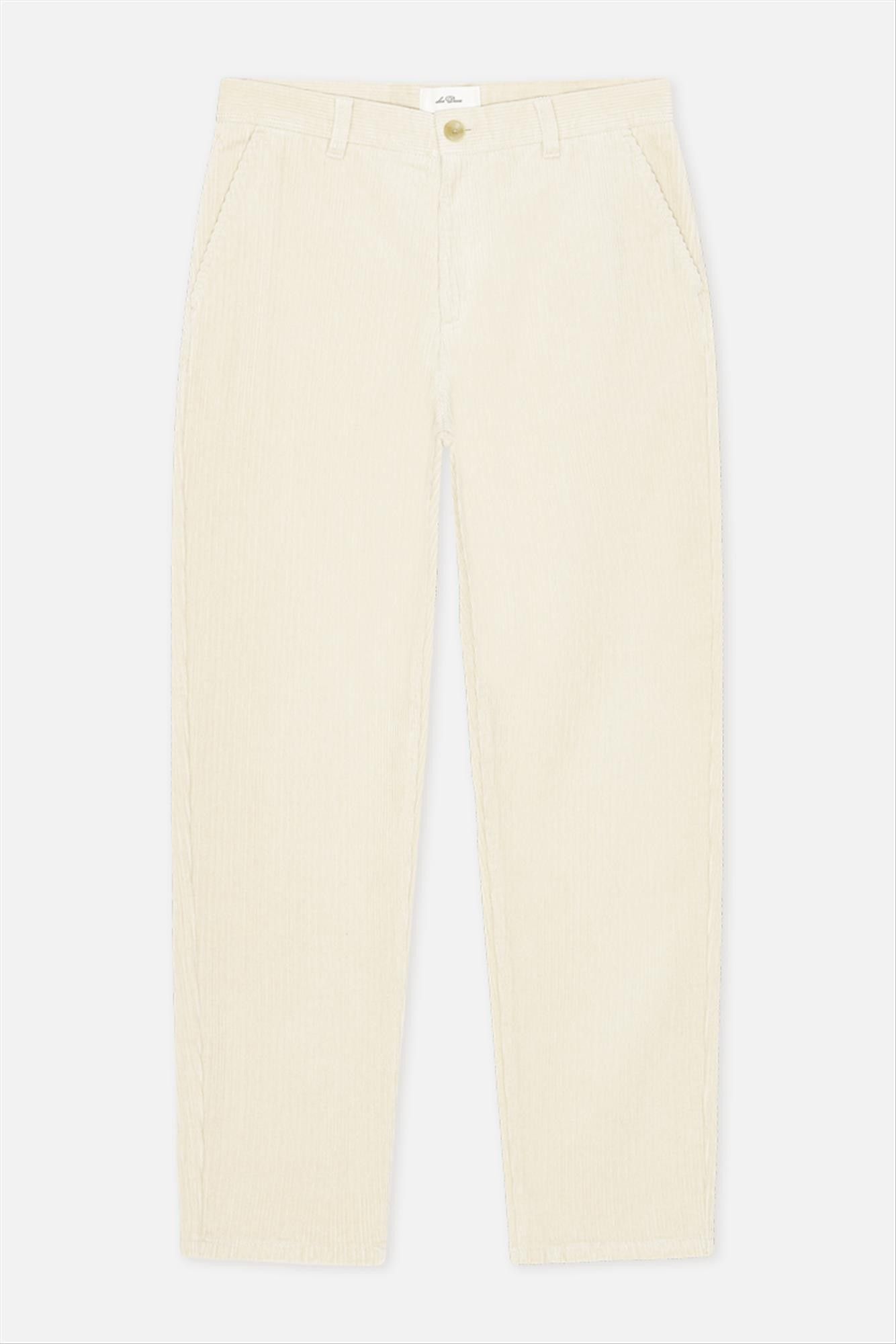 LES DEUX  - Ecru Corduroy Tapered broek