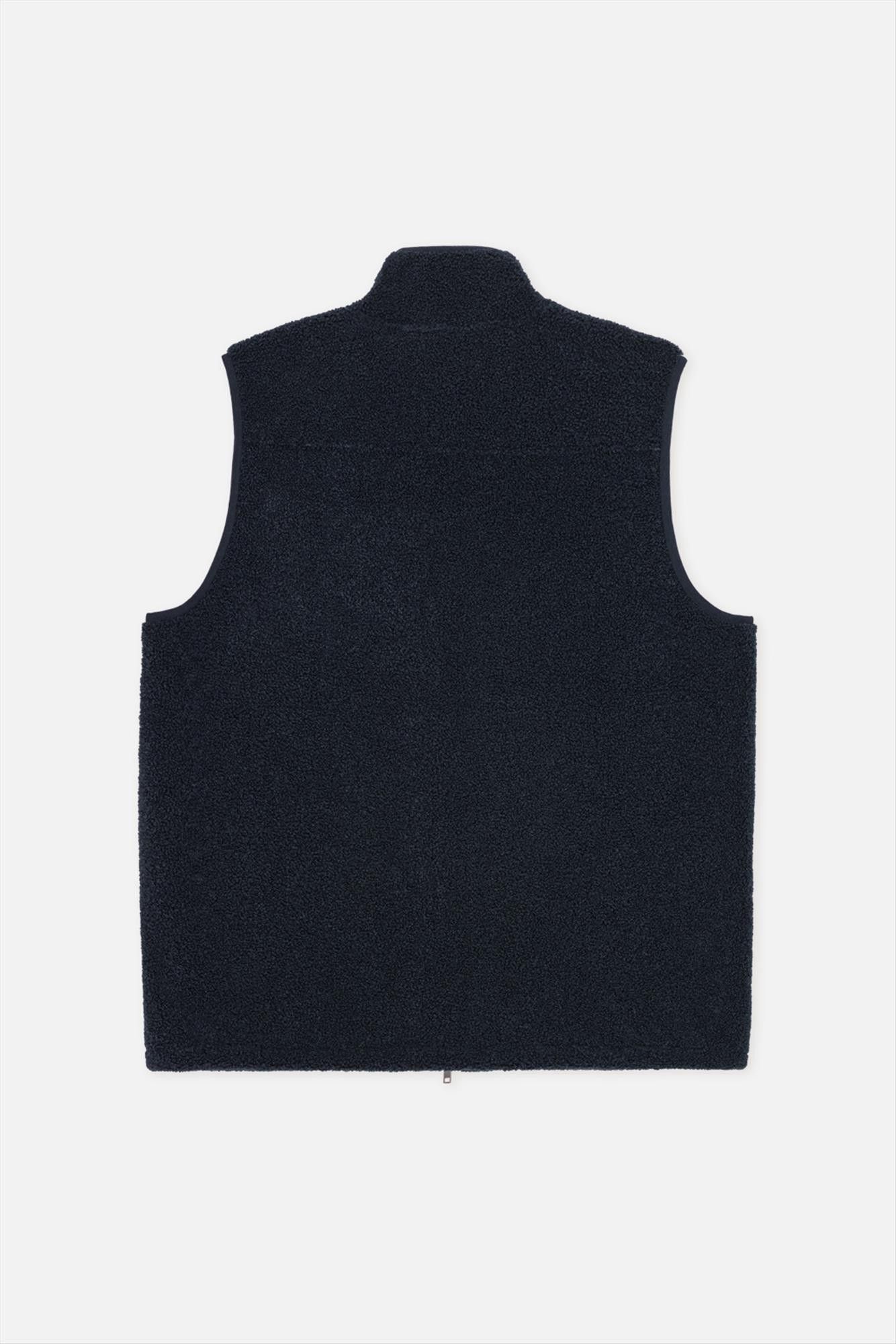 LES DEUX  - Donkerblauw Patch Teddy vestje