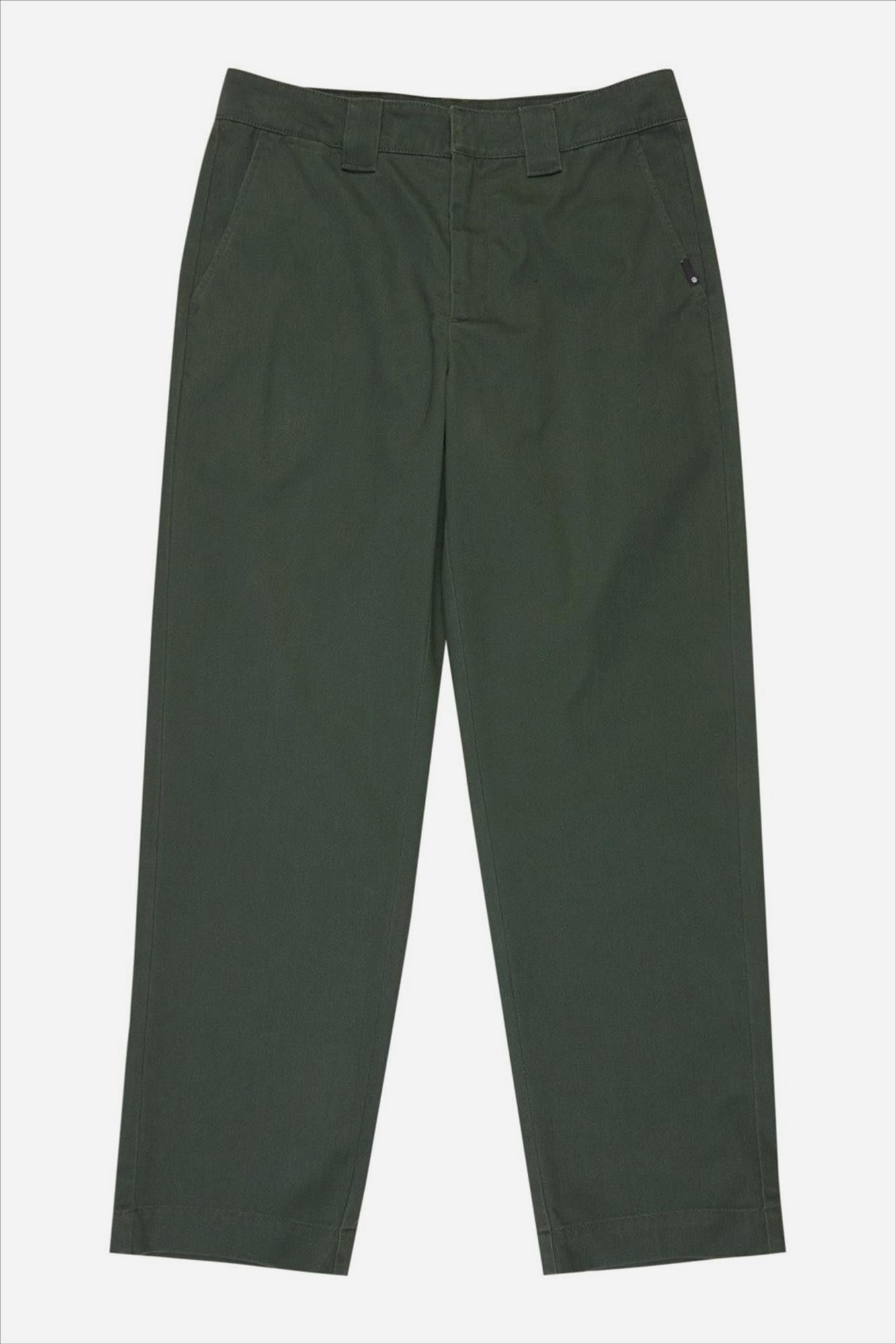 Element - Donkergroene Relax Work chino