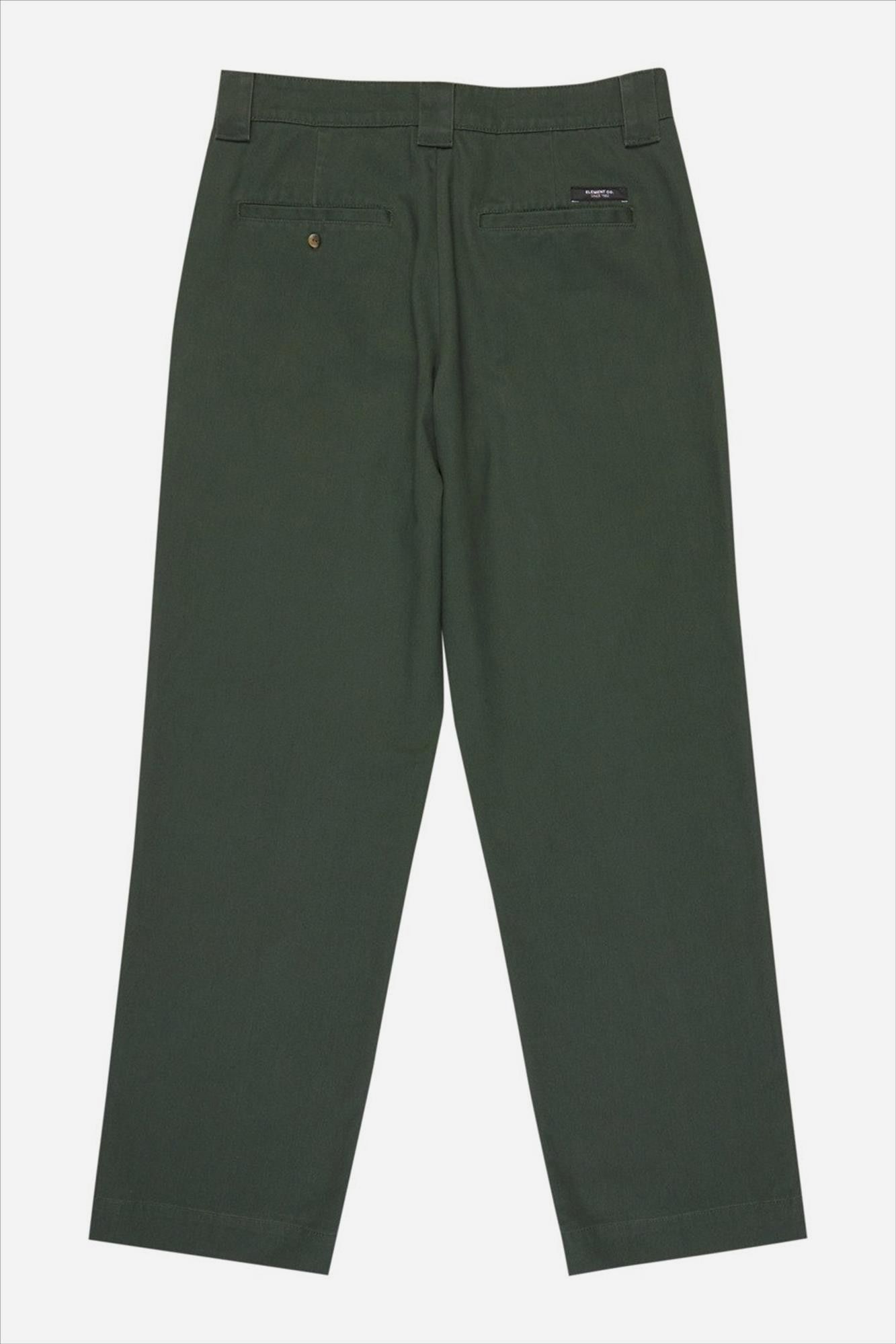 Element - Donkergroene Relax Work chino