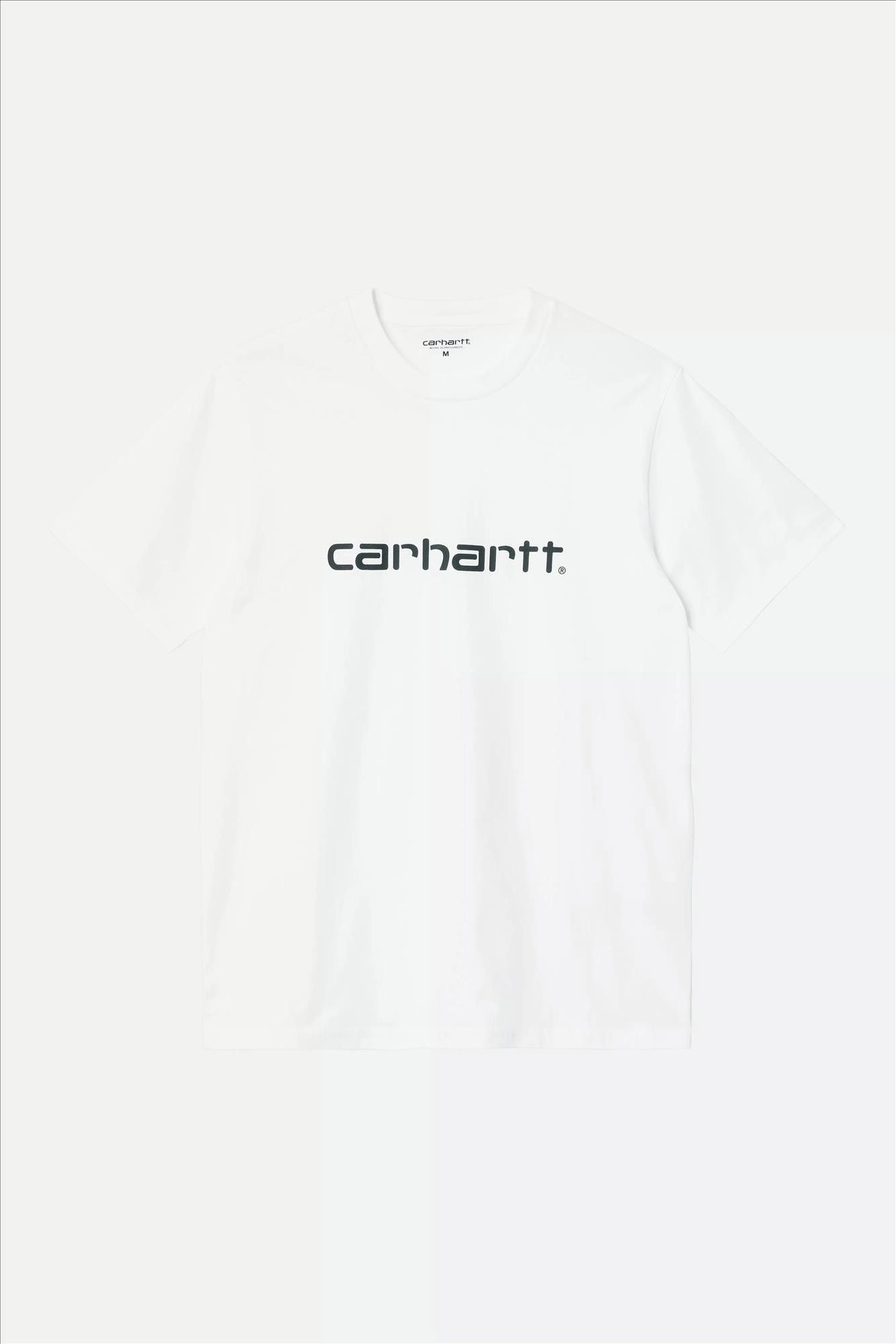 Carhartt WIP - Witte Script LogoT-shirt