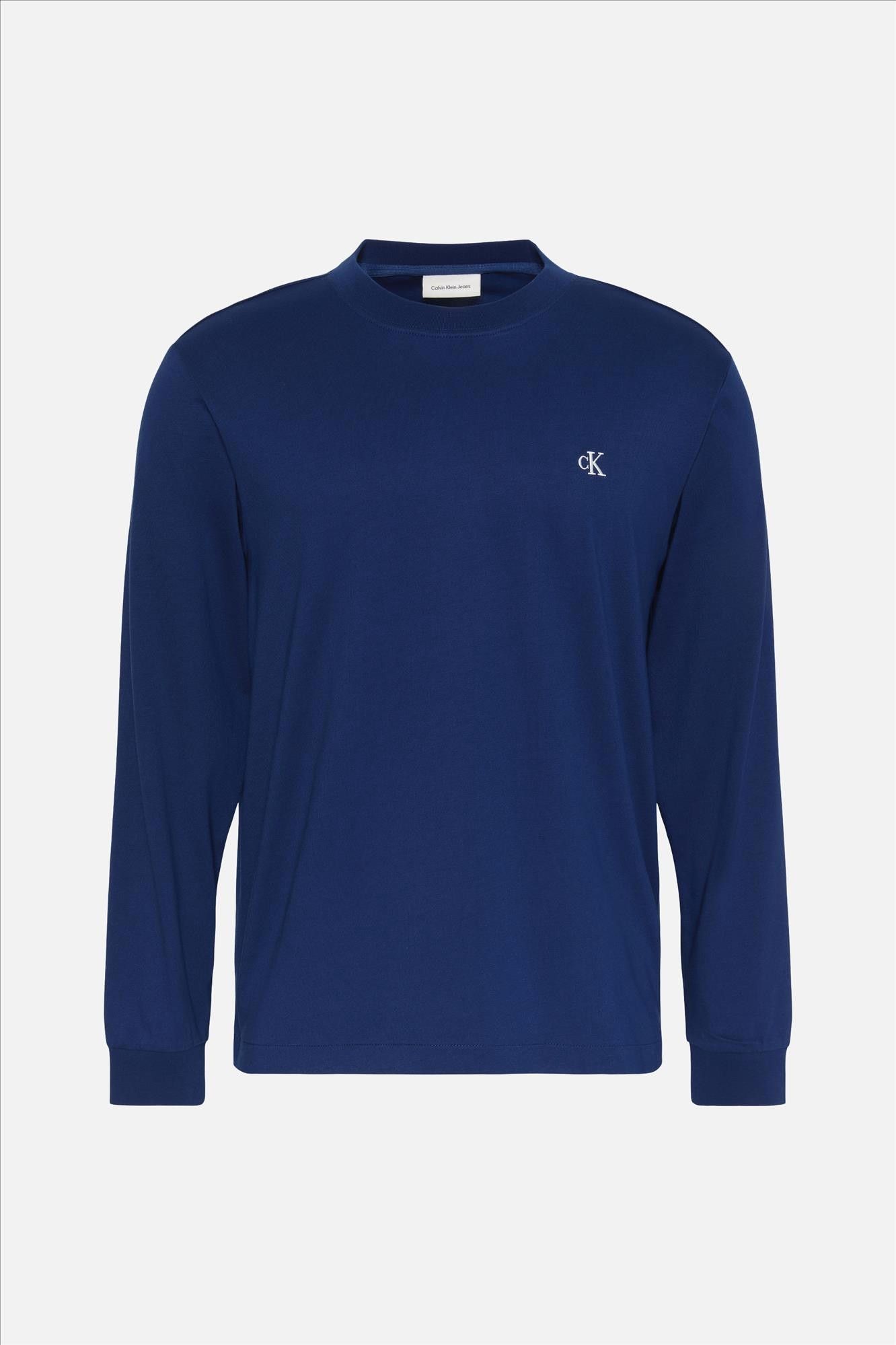 Calvin Klein Jeans - Blauwe Easy Monogram longsleeve