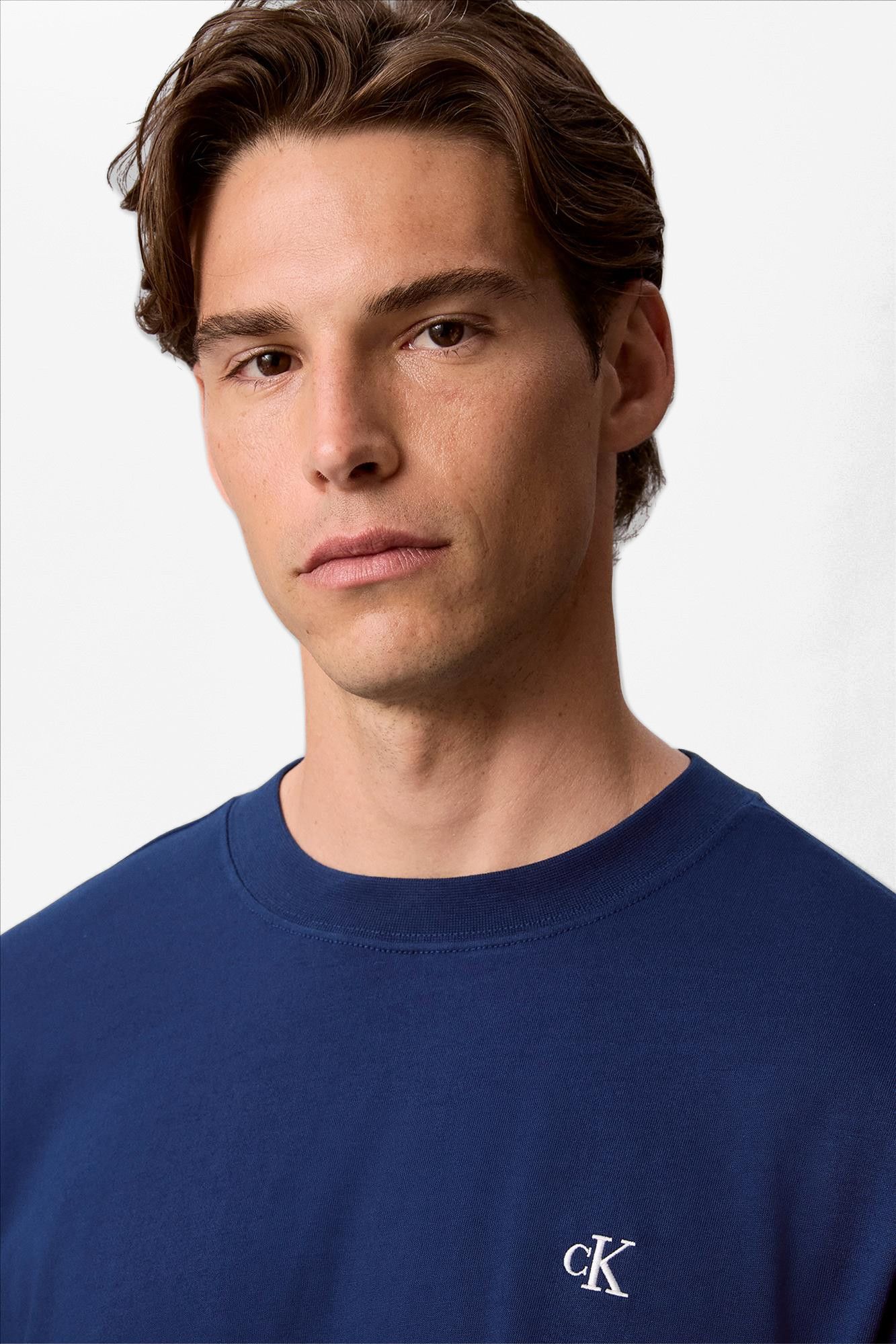 Calvin Klein Jeans - Blauwe Easy Monogram longsleeve