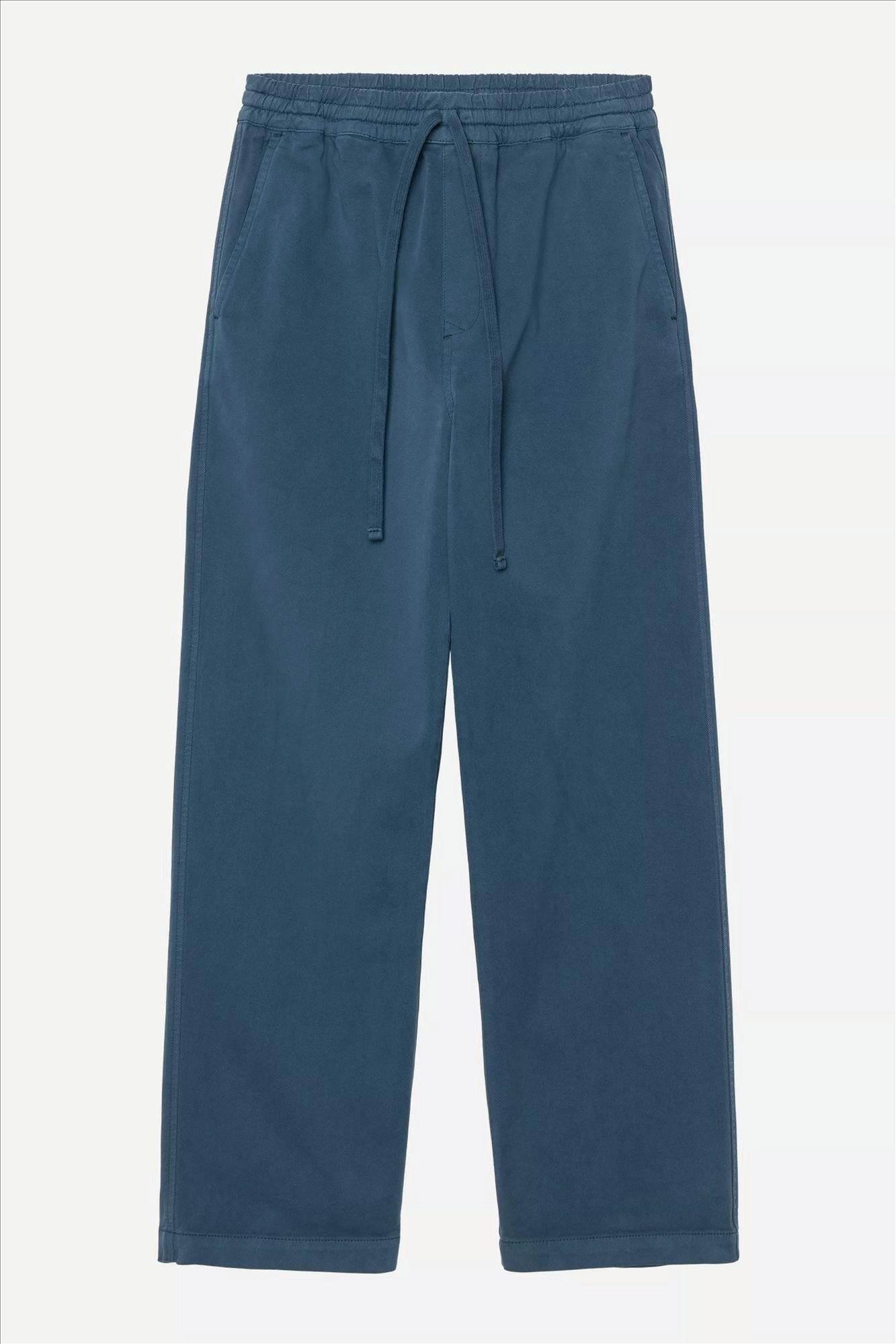 Carhartt WIP - Blauwe Floyde relaxed broek