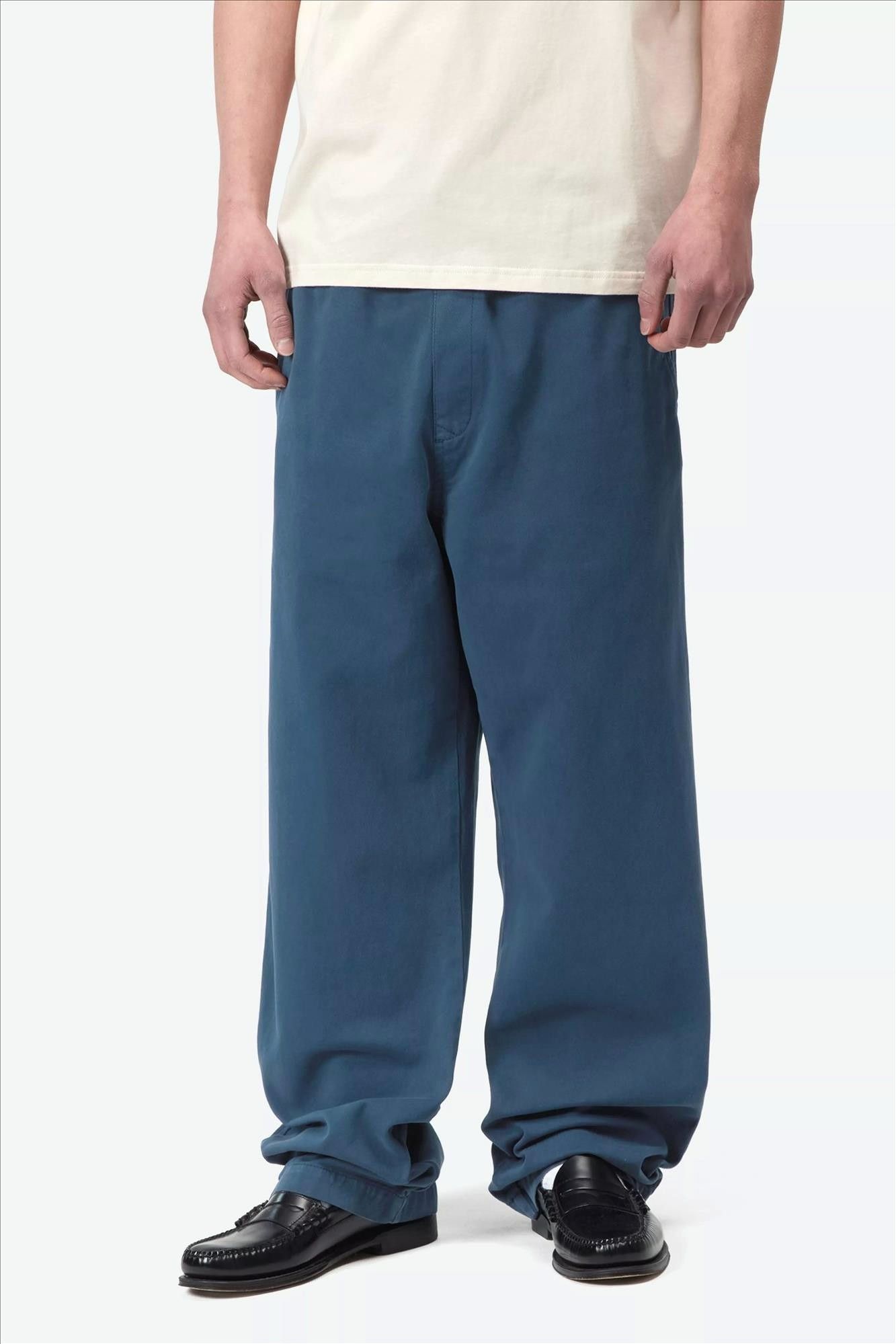 Carhartt WIP - Blauwe Floyde relaxed broek