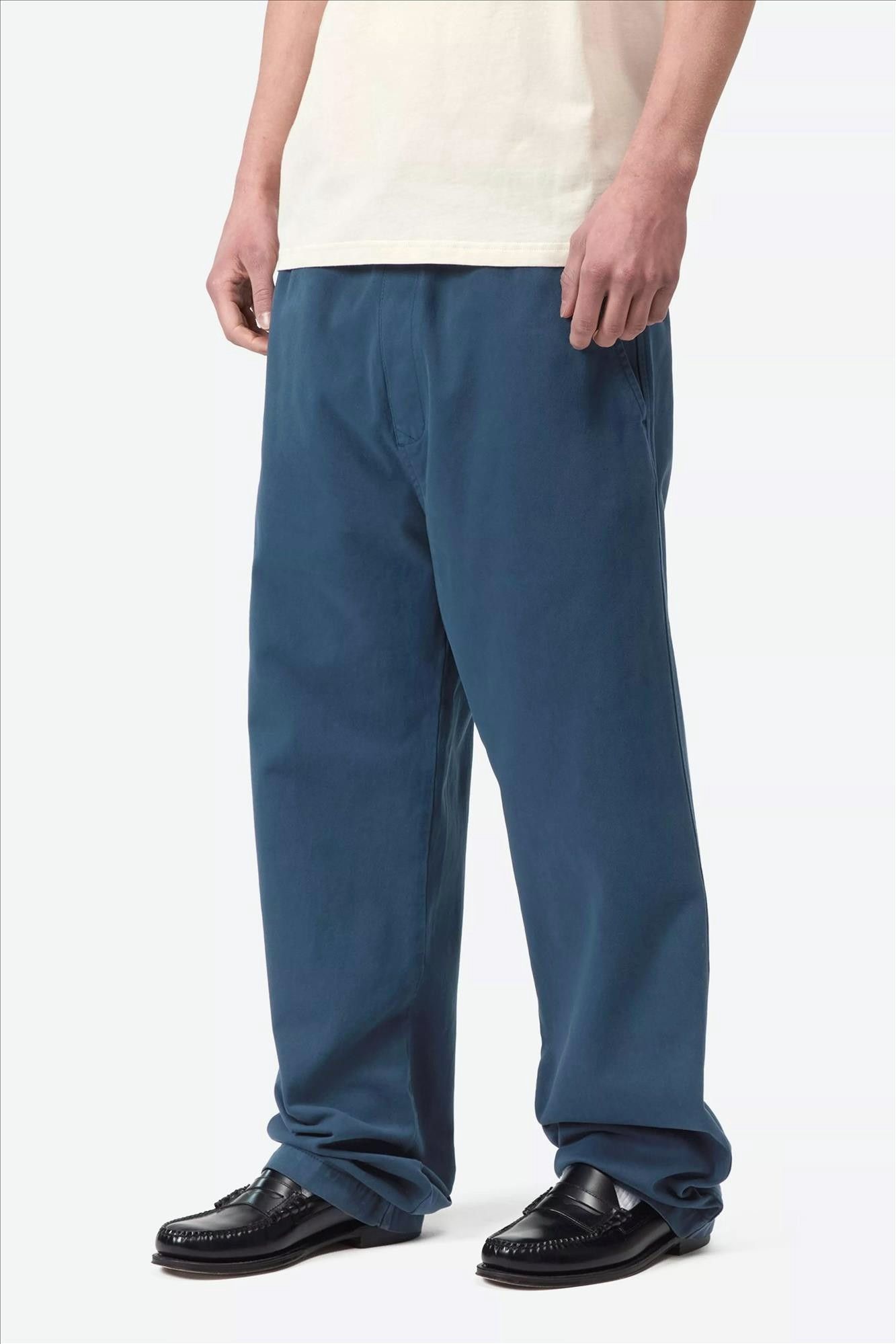 Carhartt WIP - Blauwe Floyde relaxed broek