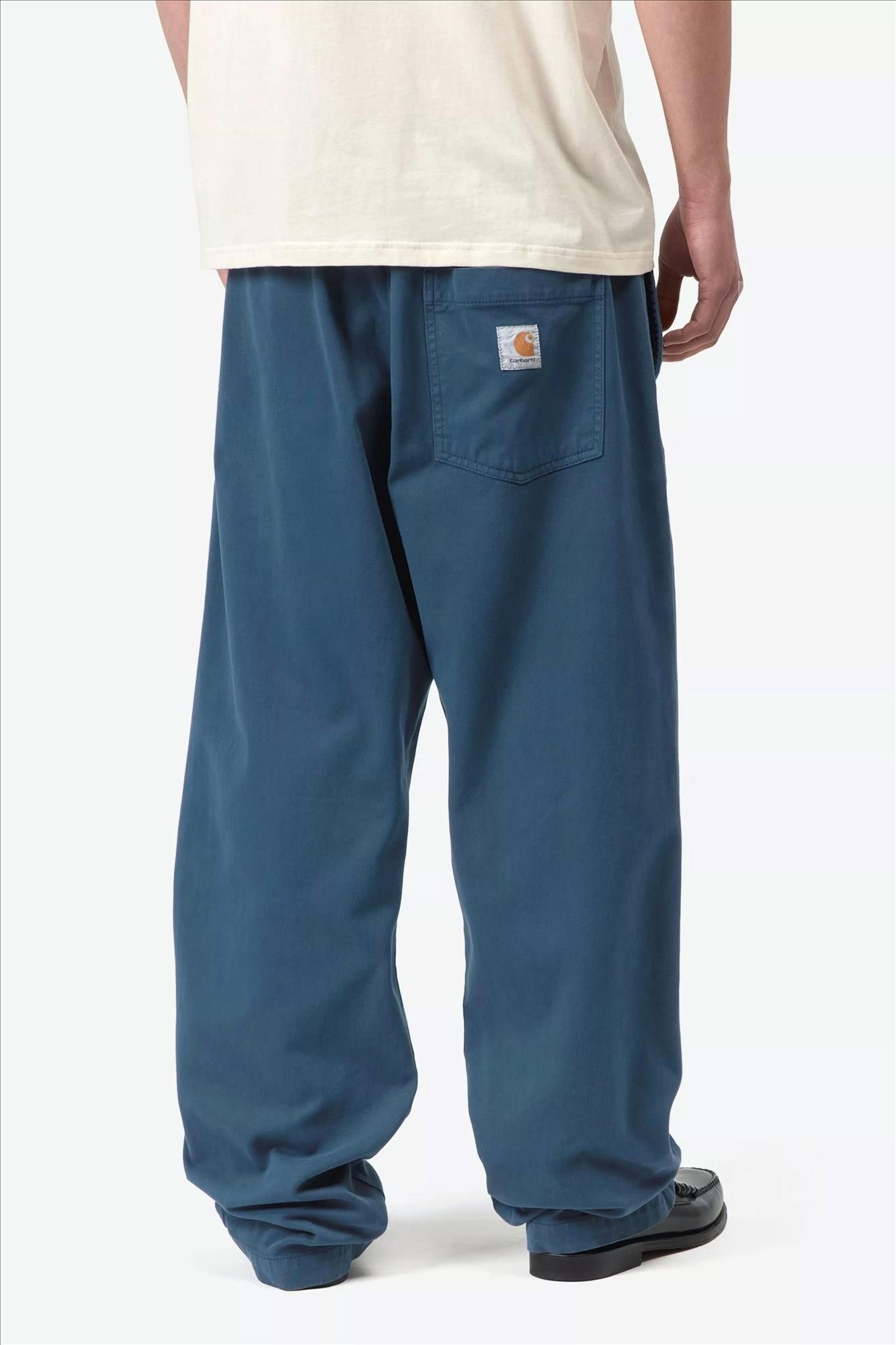 Carhartt WIP - Blauwe Floyde relaxed broek
