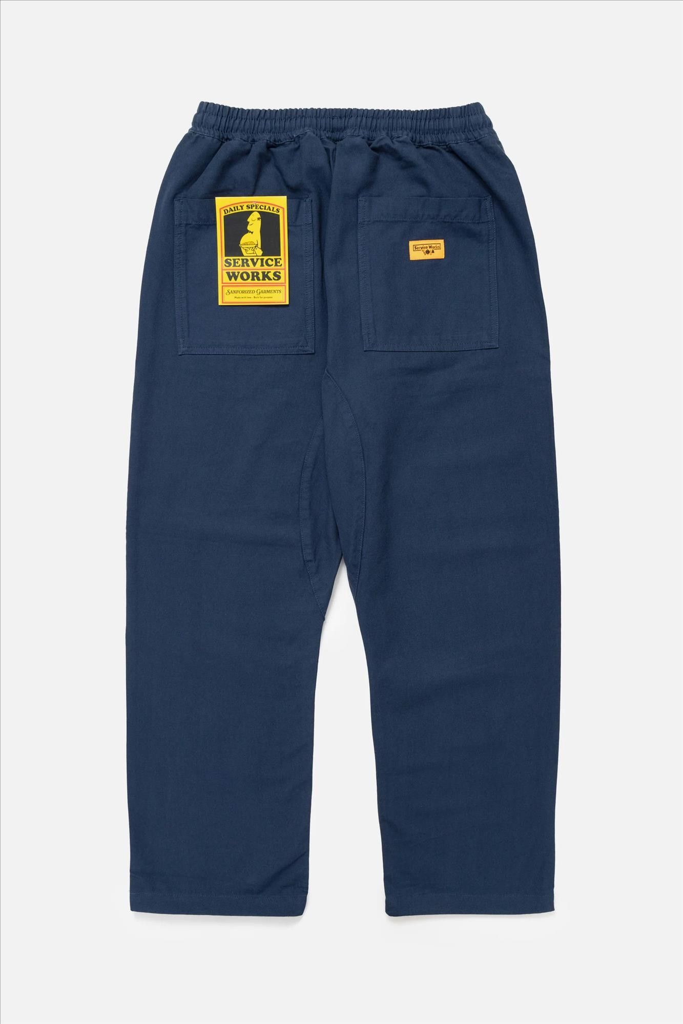Service Works - Donkerblauwe Classic Chef broek