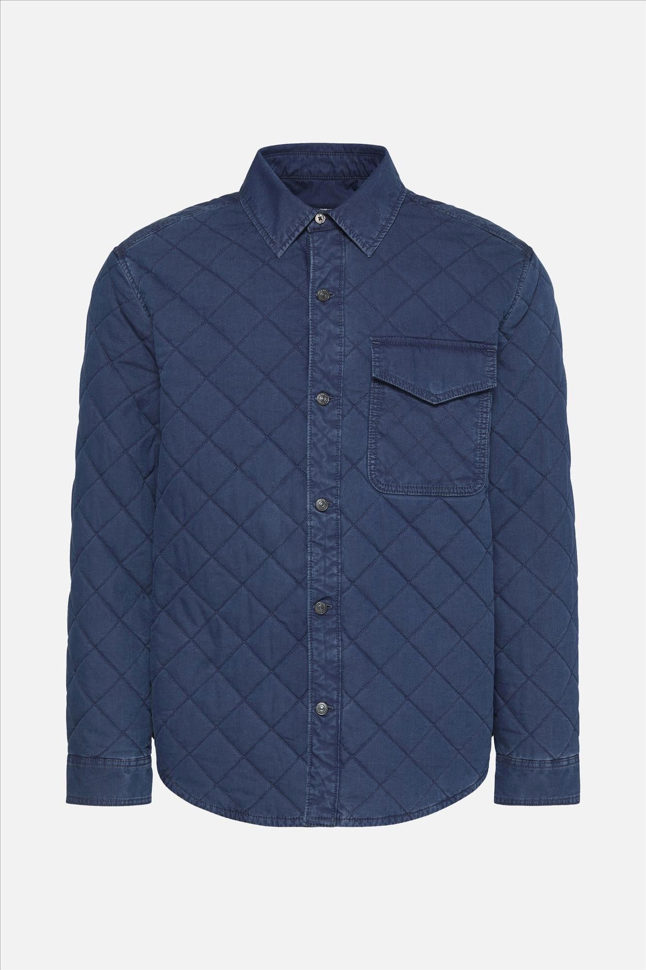 Calvin Klein Jeans - Donkerblauwe Quilted overhemdjas