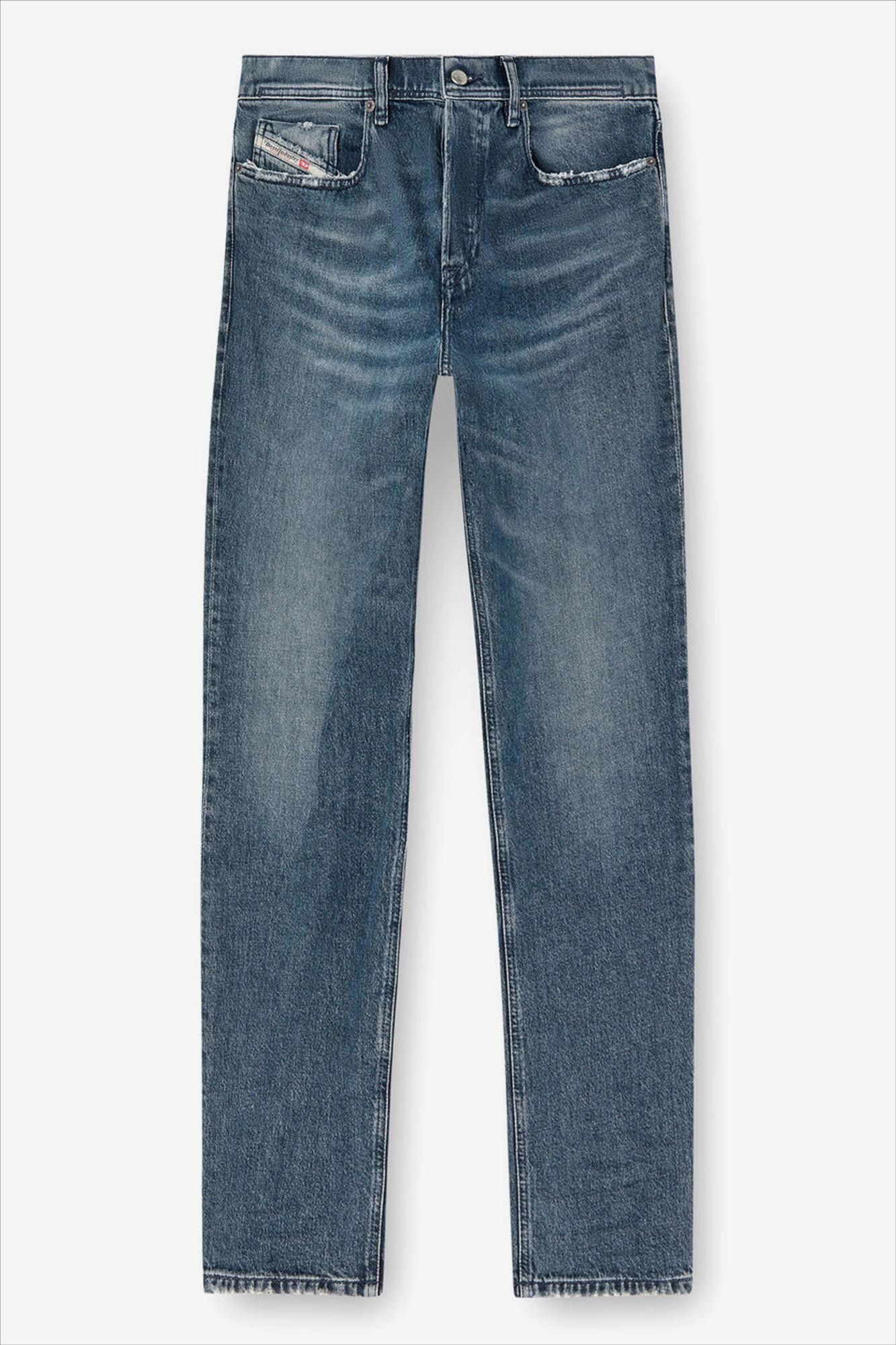 Diesel - Donkerblauwe 2023 D-Finitive tapered jeans