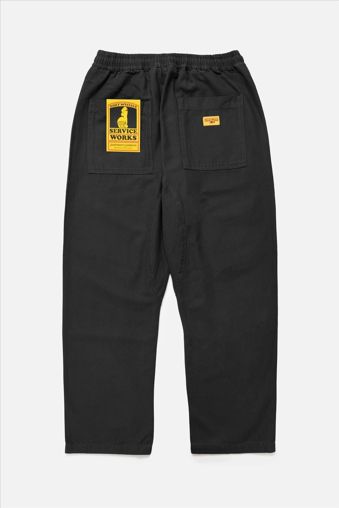 Service Works - Zwarte Classic Chef broek