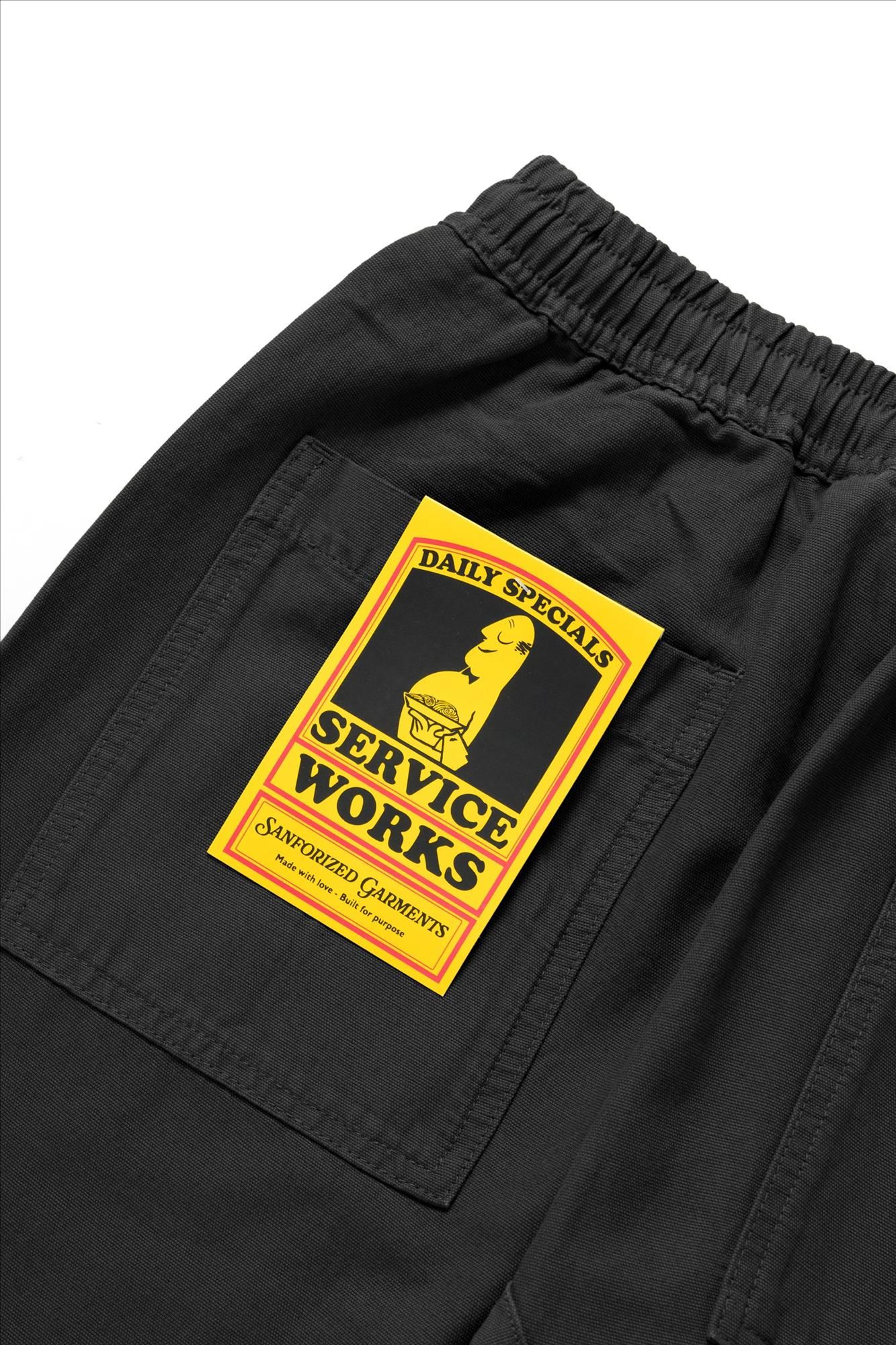 Service Works - Zwarte Classic Chef broek