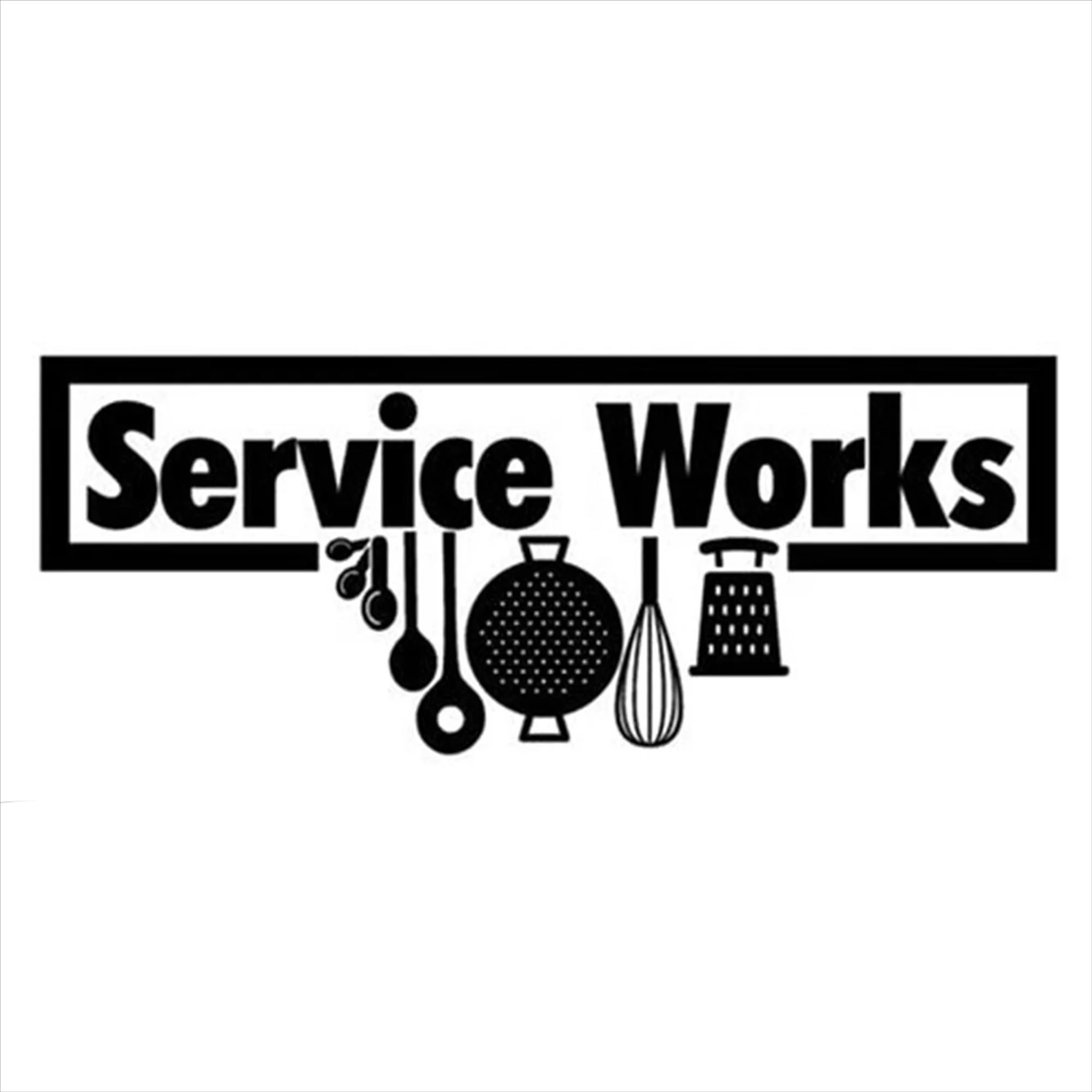 Service Works - Zwarte Classic Chef broek
