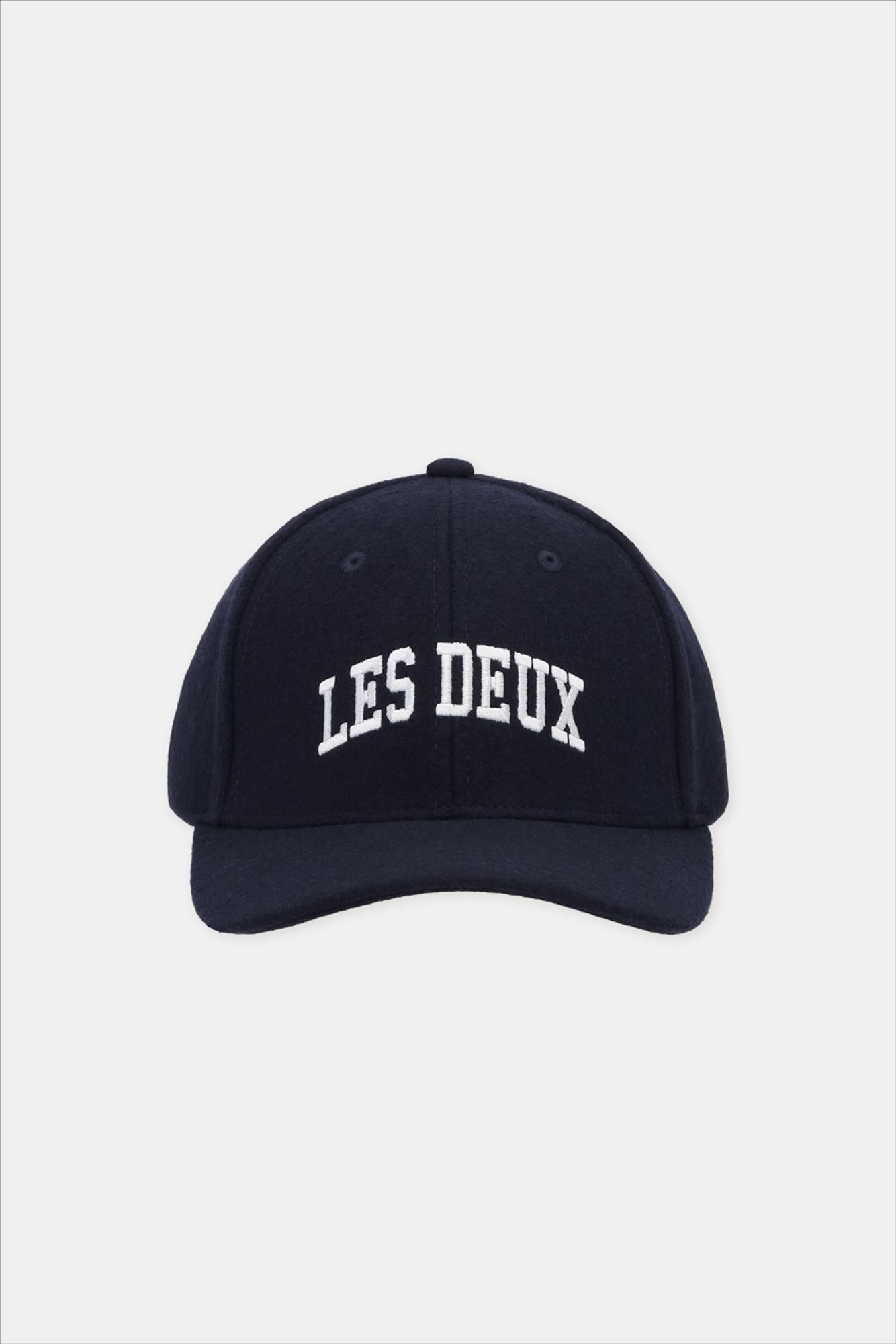 LES DEUX  - Donkerblauwe Collage Baseball pet