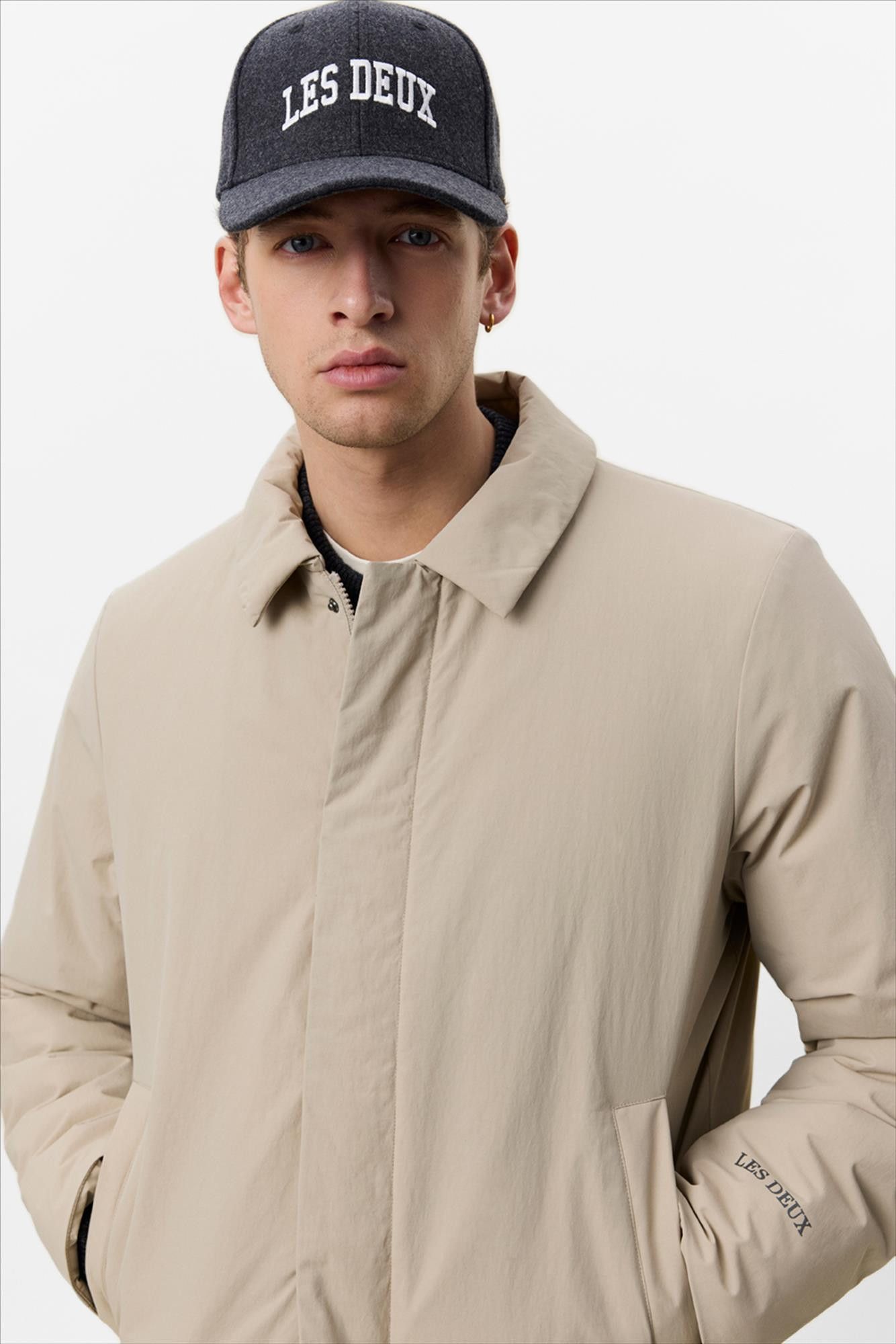 LES DEUX  - Beige Padded jacket