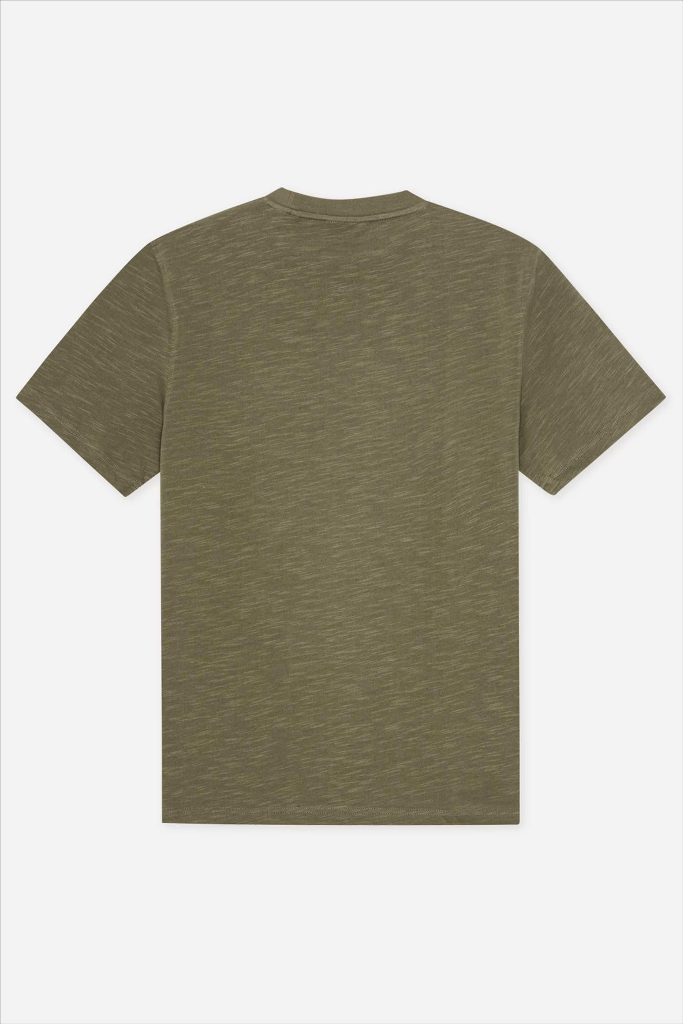 LES DEUX  - Olijfgroene Ben Troy T-shirt