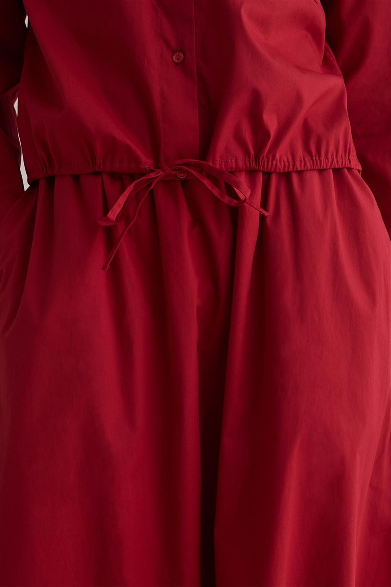 YERSE - Rode Poplin blouse