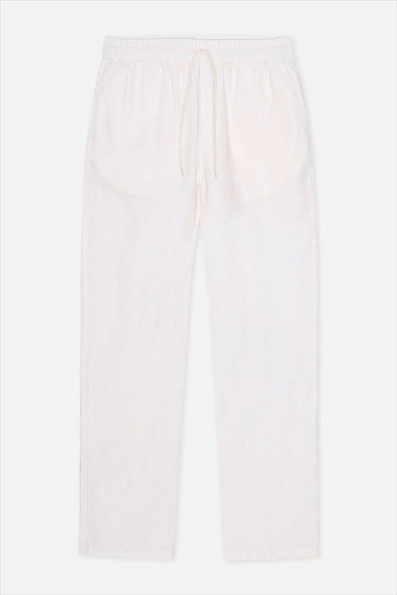 LES DEUX  - Ecru Patrick Linen broek