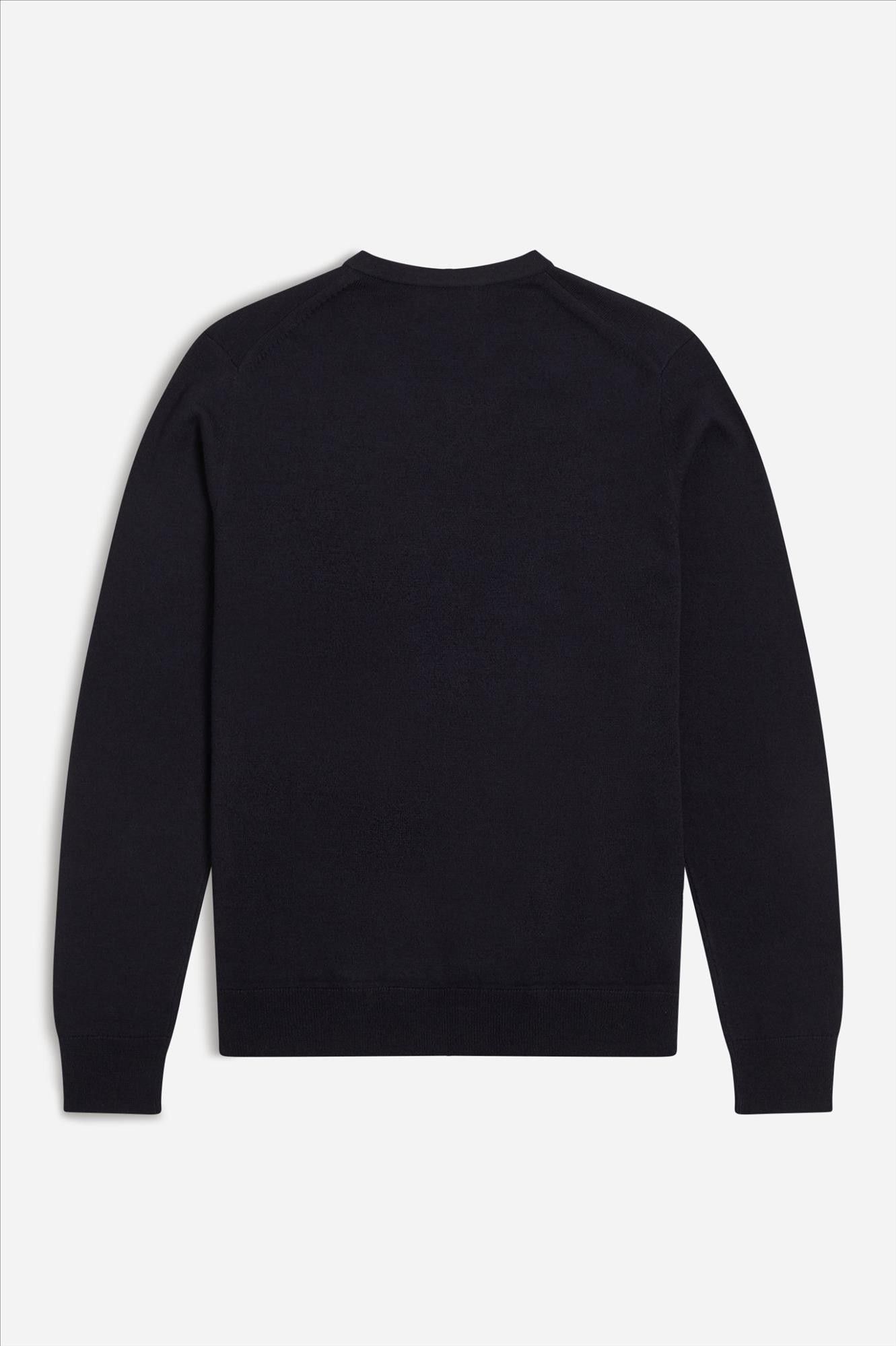Fred Perry - Donkerblauwe Classic V trui