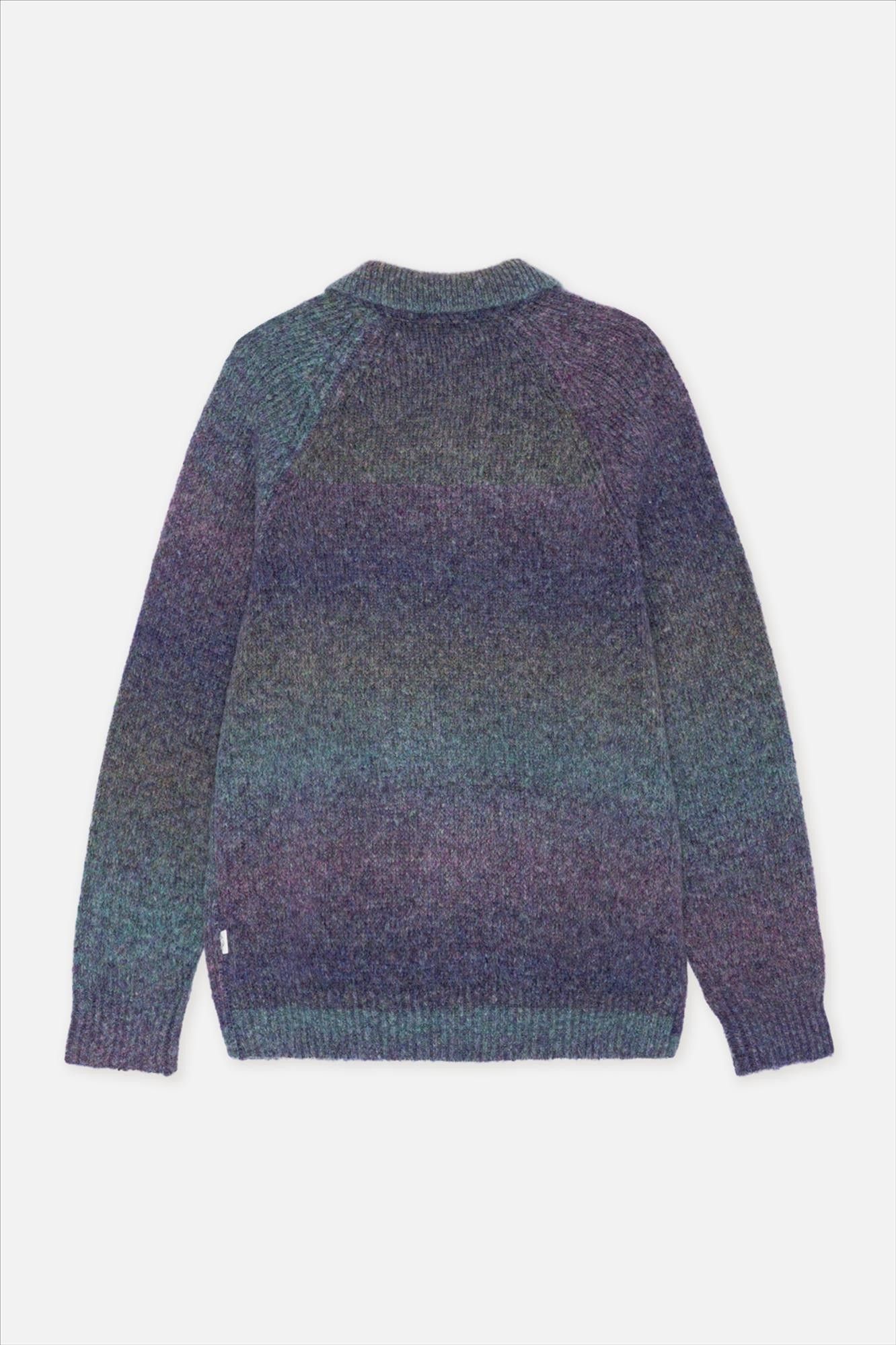 LES DEUX  - Paarse Gradient Knitted polo