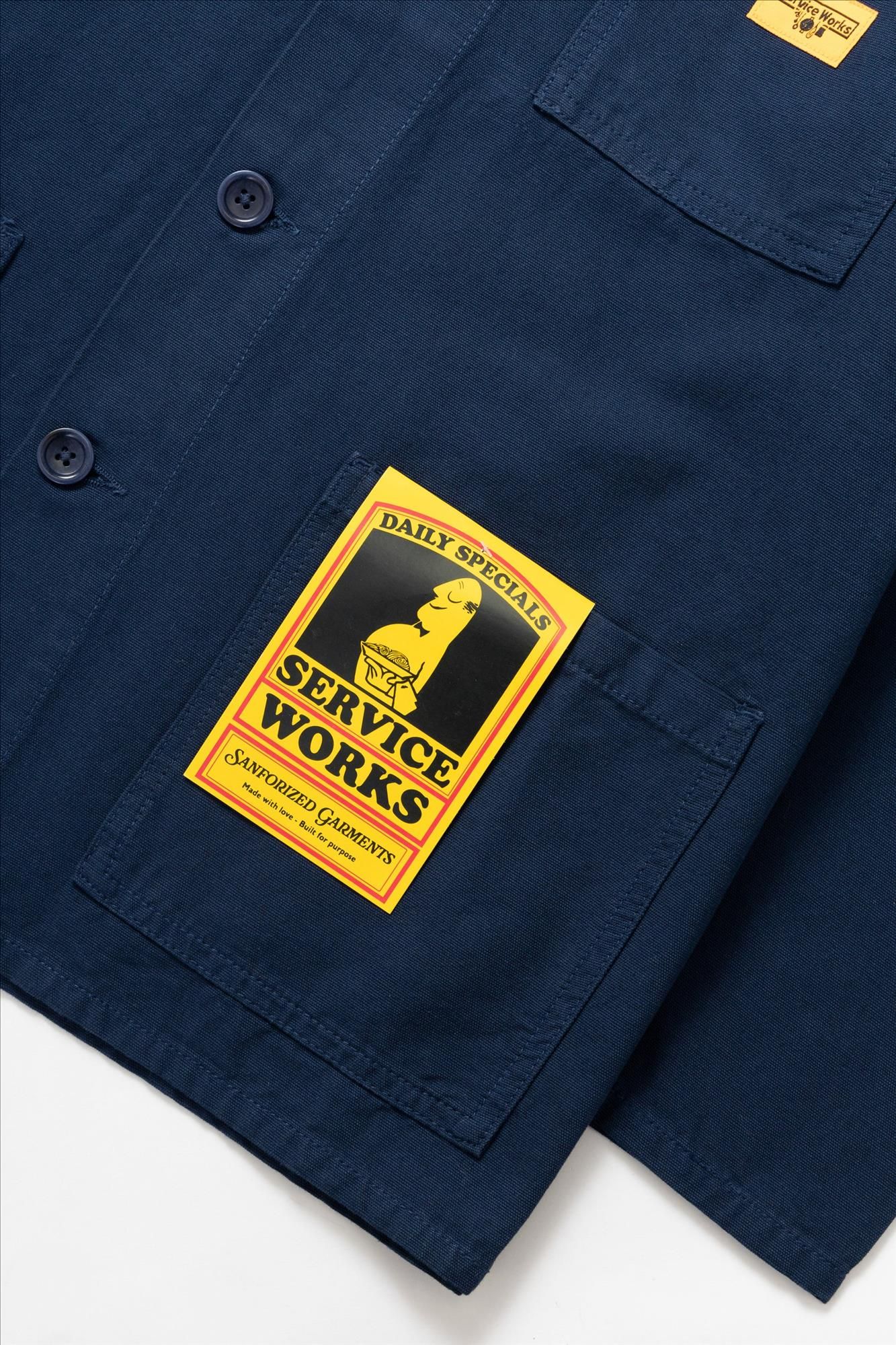 Service Works - Donkerblauw Classic Chore overhemd