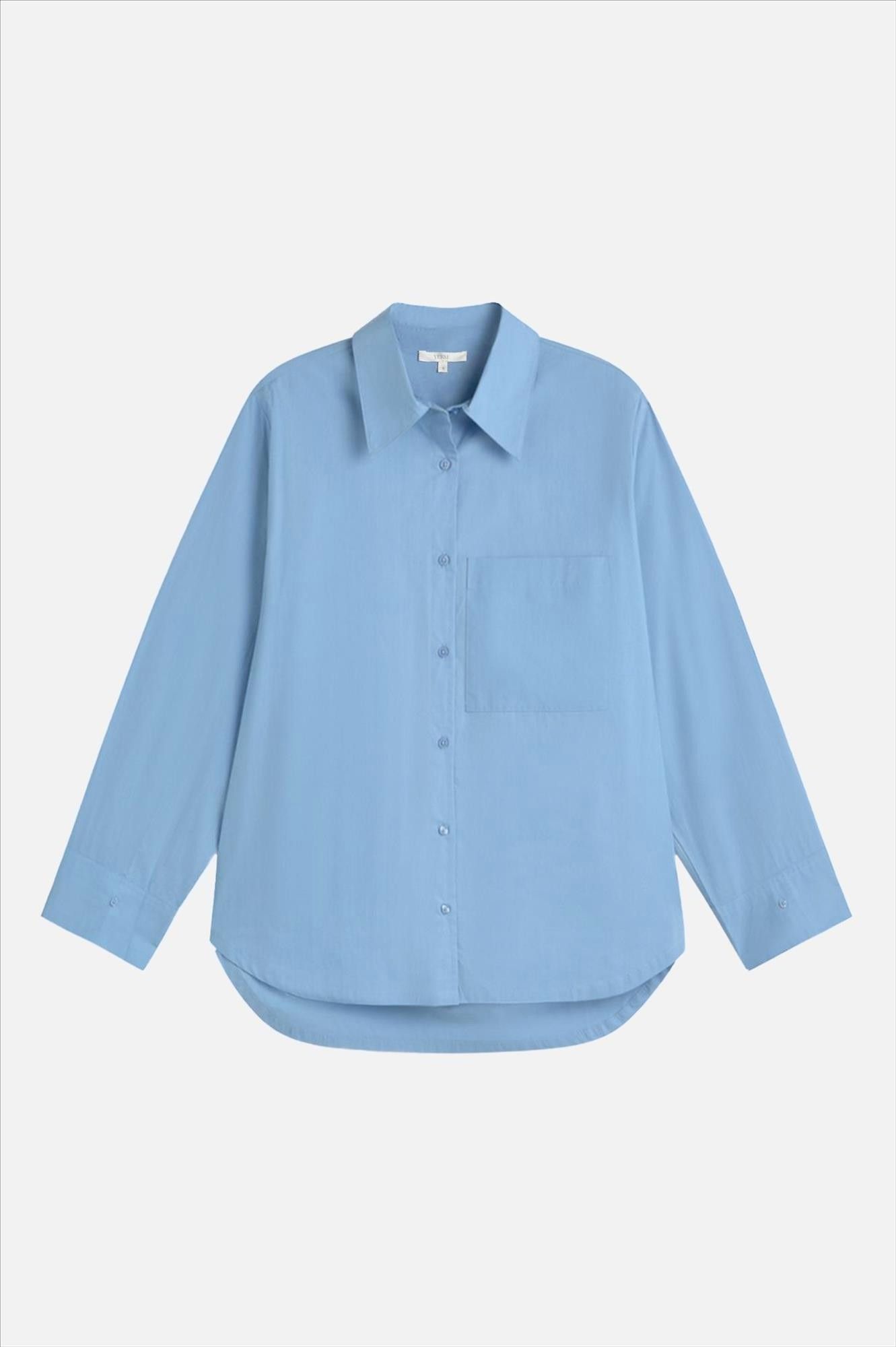 YERSE - Lichtblauwe Bob blouse