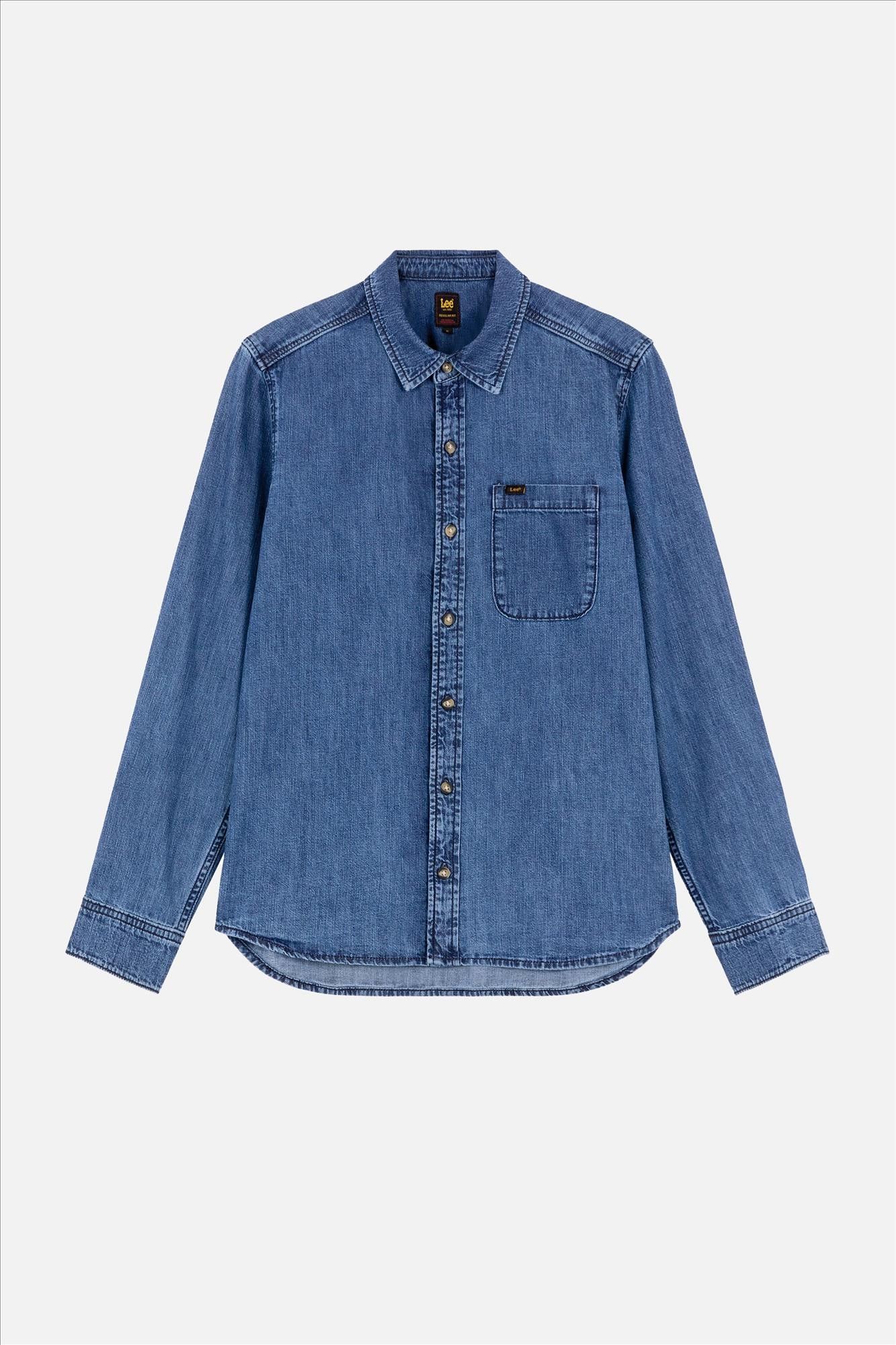 Lee - Blauw Leesure Regular hemd