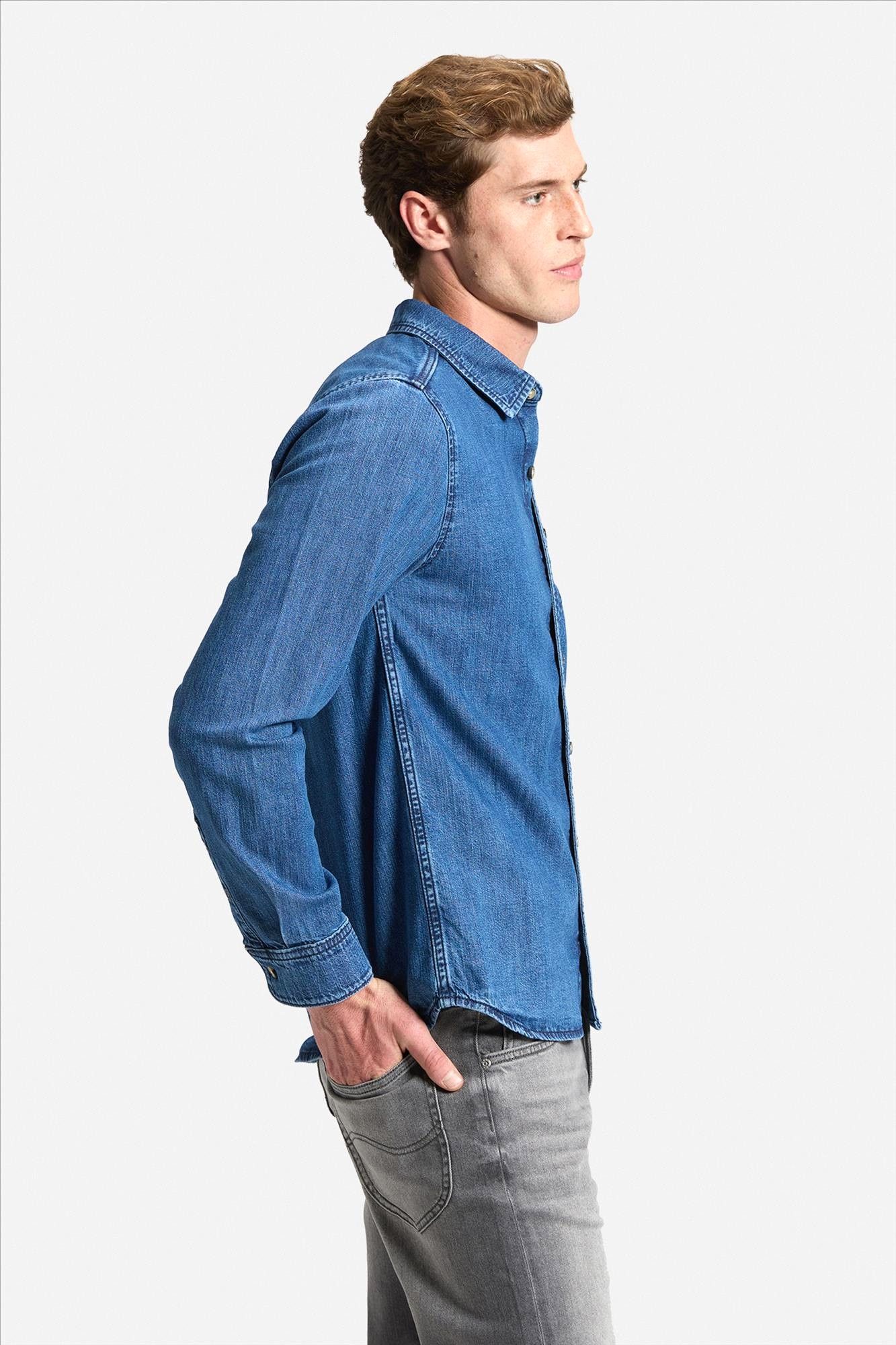 Lee - Blauw Leesure Regular hemd