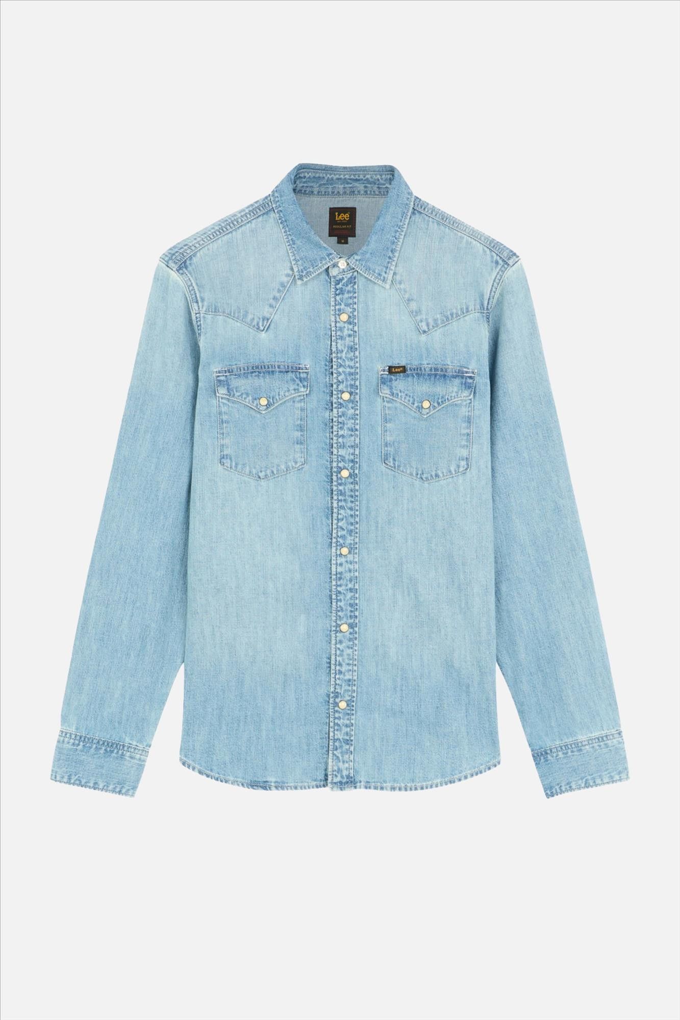 Lee - Lichtblauw Western jeanshemd