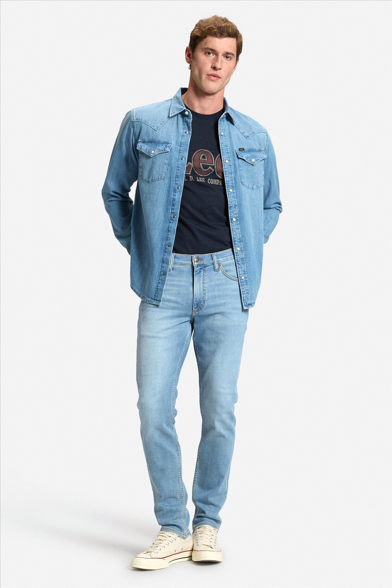 Lee - Lichtblauw Western jeanshemd