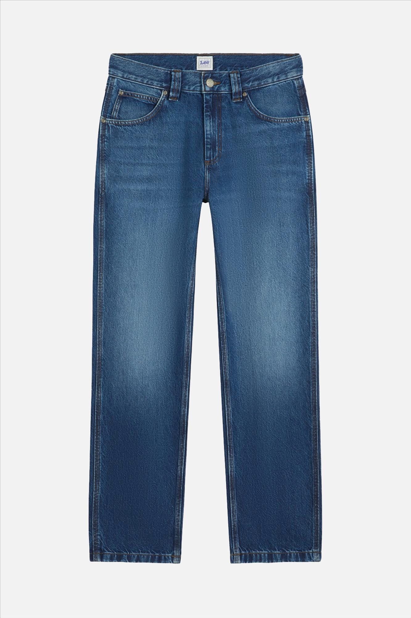 Lee - Blauwe Workwear Haden relaxed straight jeans