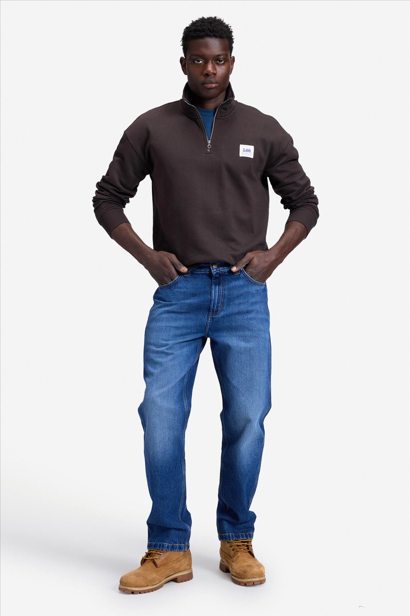 Lee - Blauwe Workwear Haden relaxed straight jeans