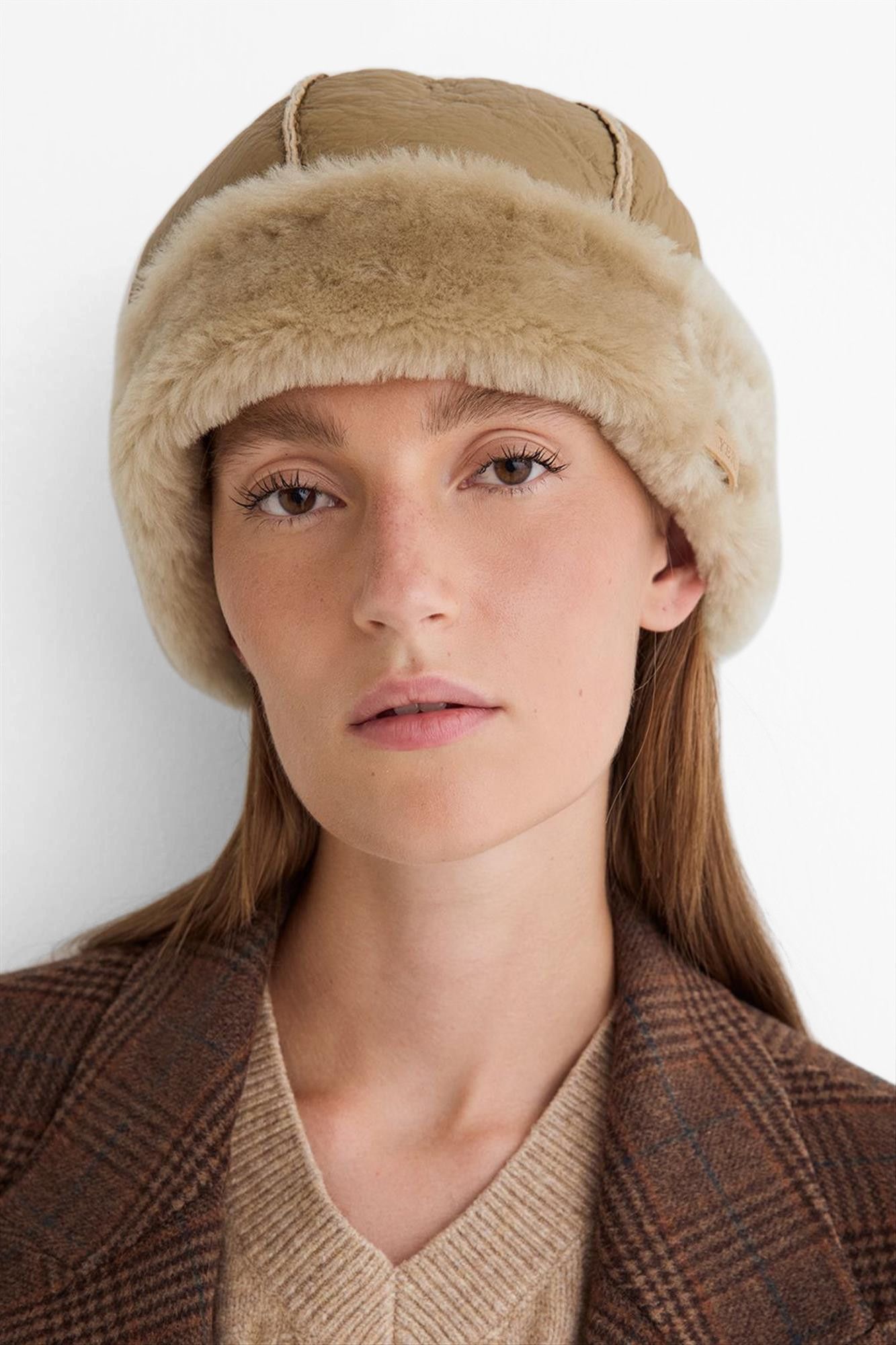 YERSE - Beige Nebraska muts