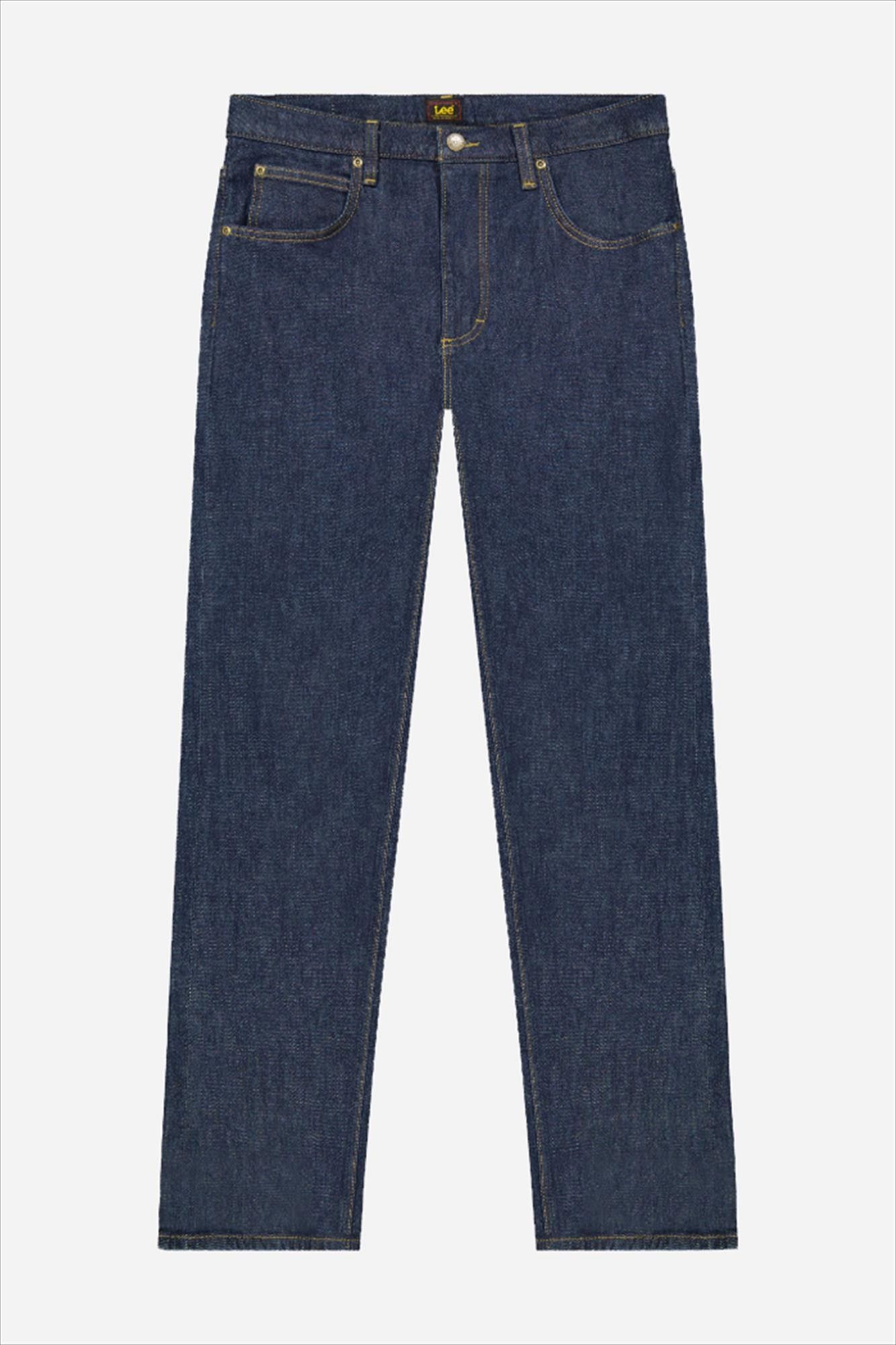 Lee - Donkerblauwe David regular tapered jeans