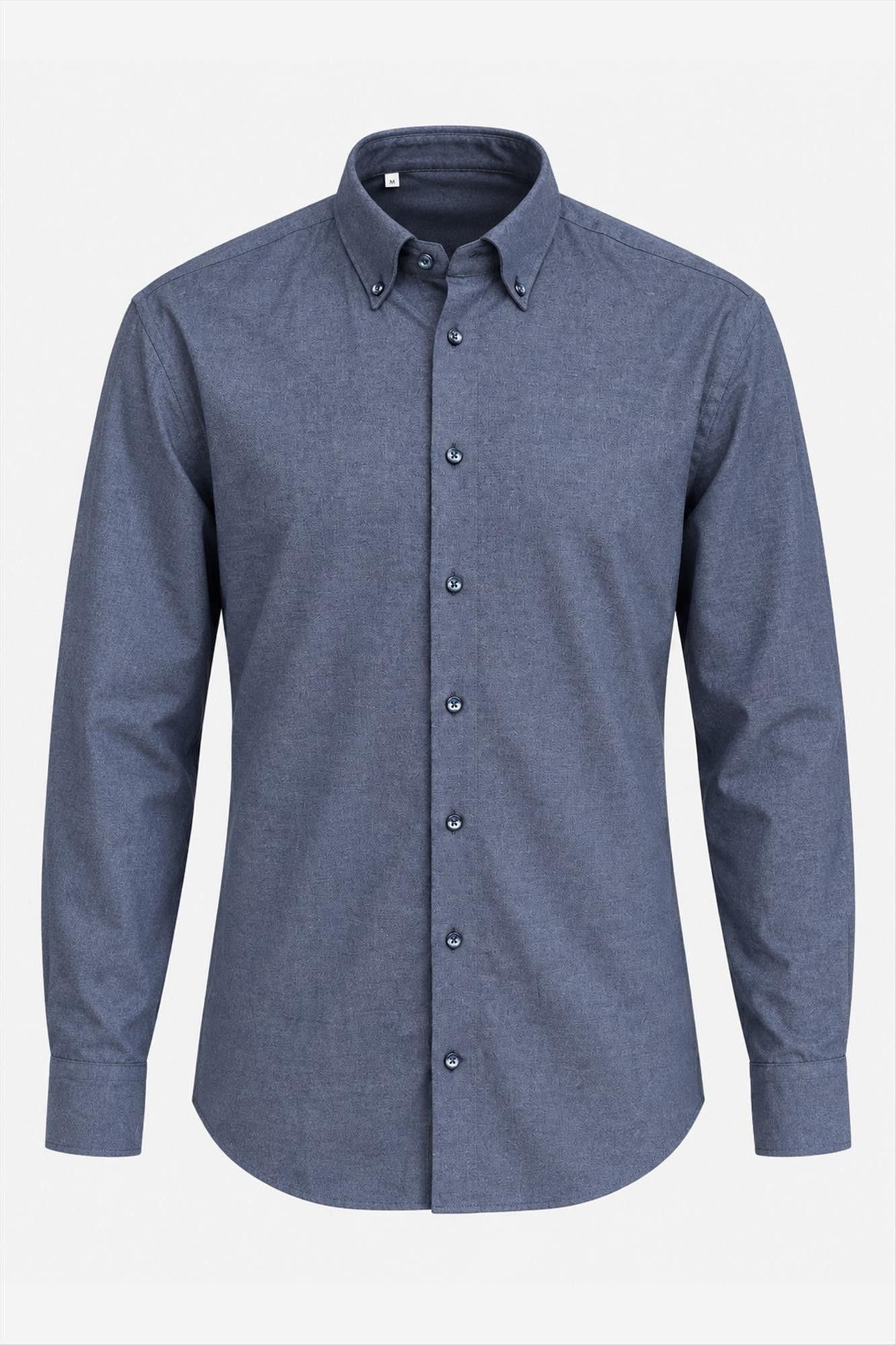 Twelve Ounce - Donkerblauw York hemd