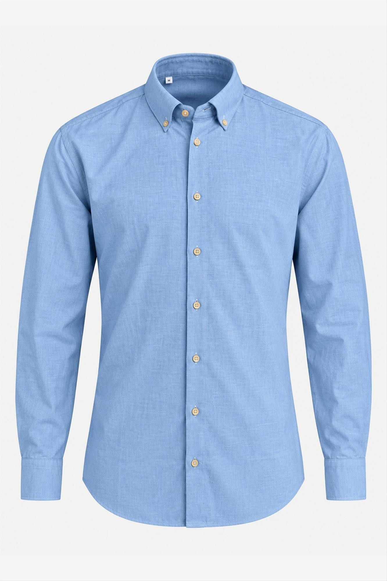 Twelve Ounce - Lichtblauw York hemd