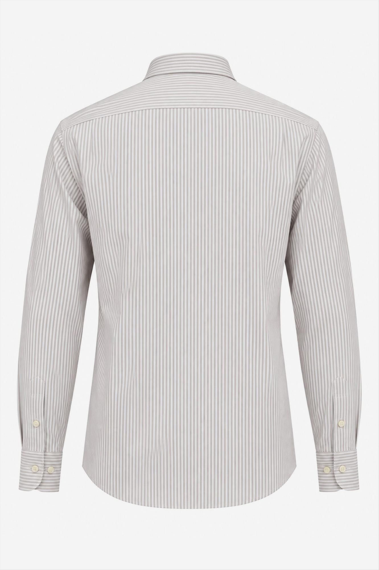 Twelve Ounce - Beige-Wit Windsor hemd