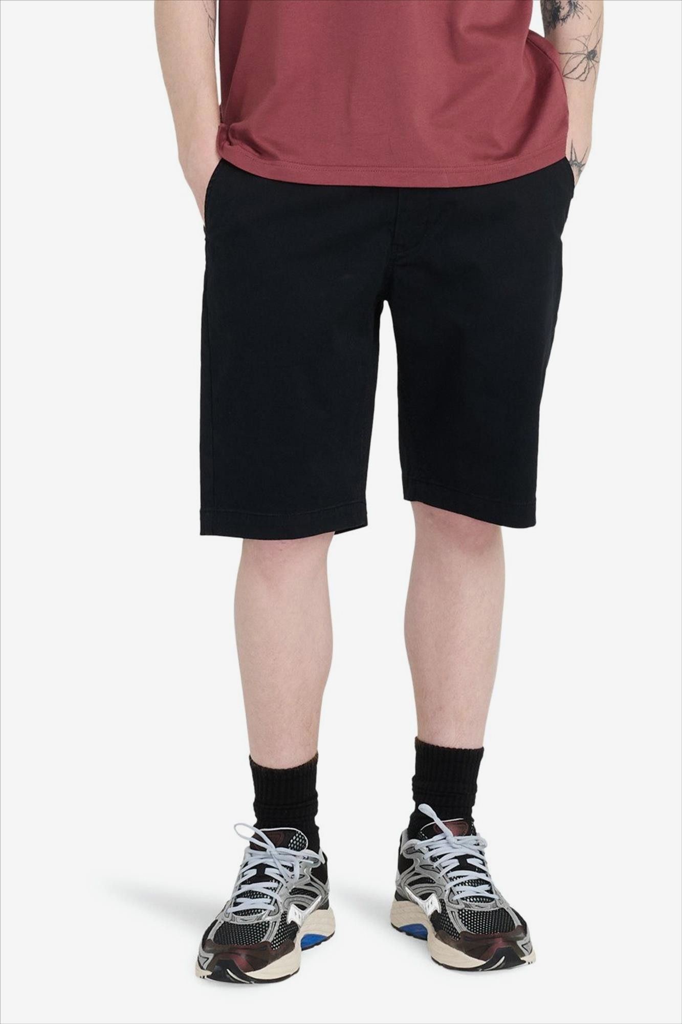 Element - Zwarte Regular chino short
