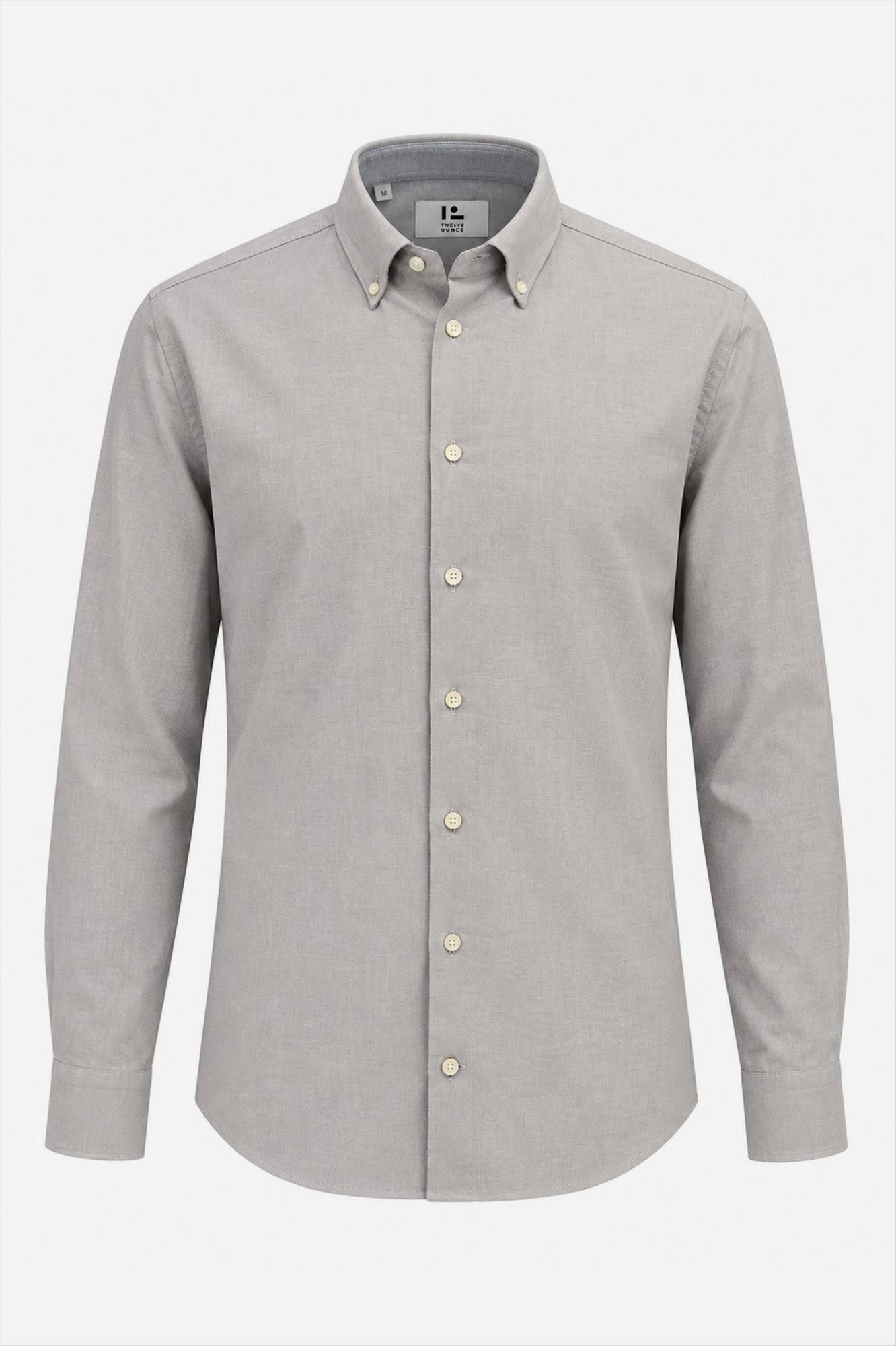 Twelve Ounce - Bruin Oxford hemd