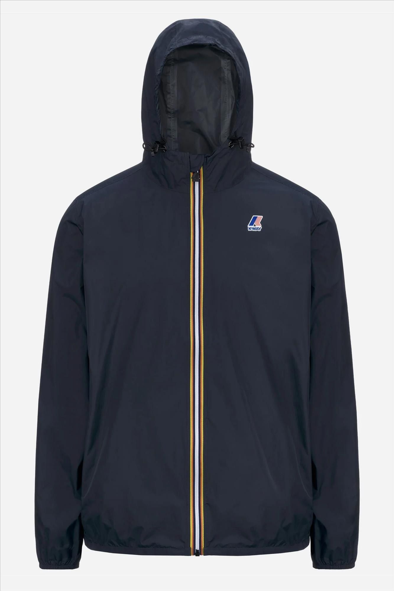 K-Way - Donkerblauwe Le Vrai Claude 4.0 regenjas