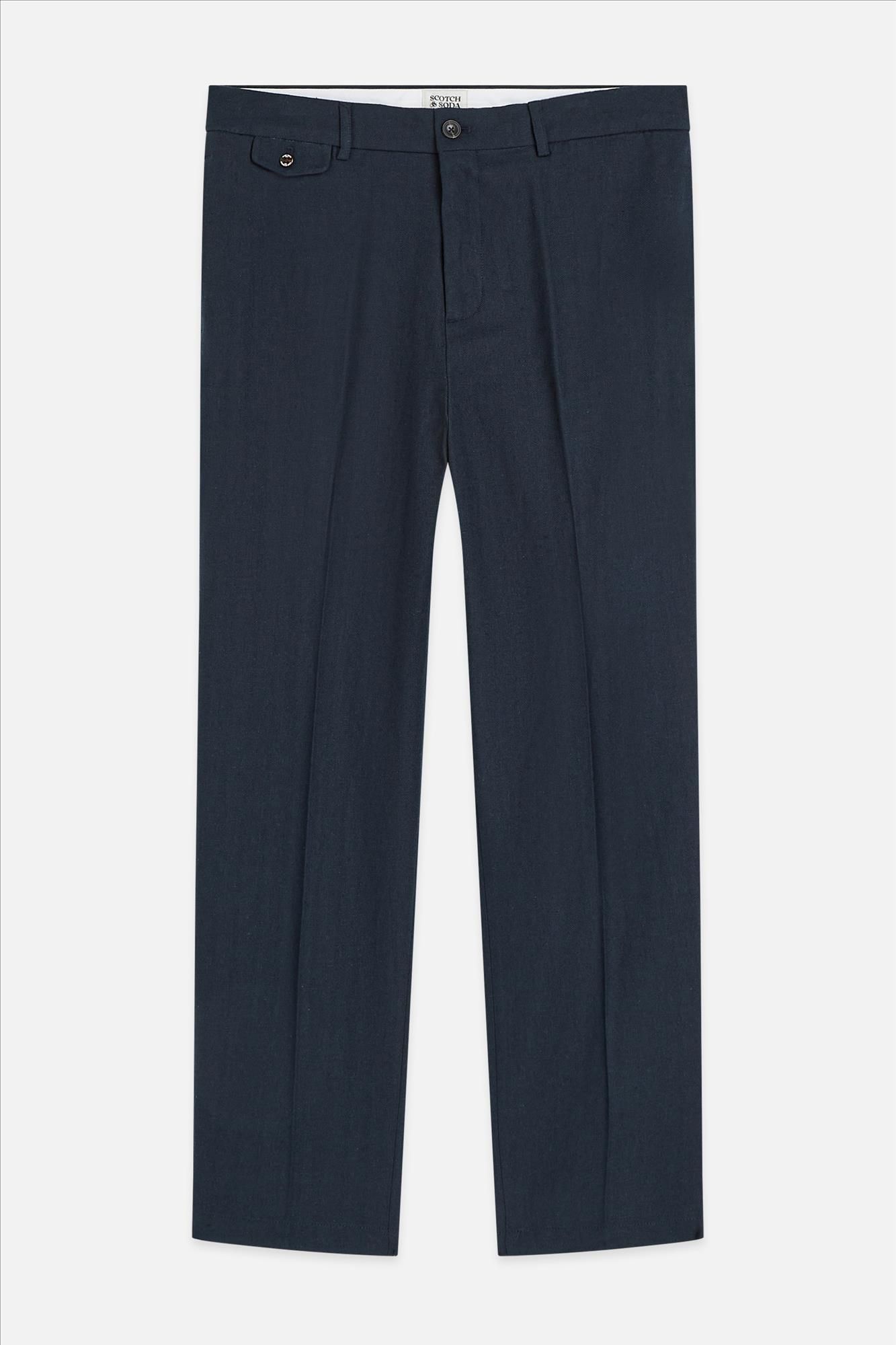 Scotch & Soda - Donkerblauwe Otis relaxed straight chino