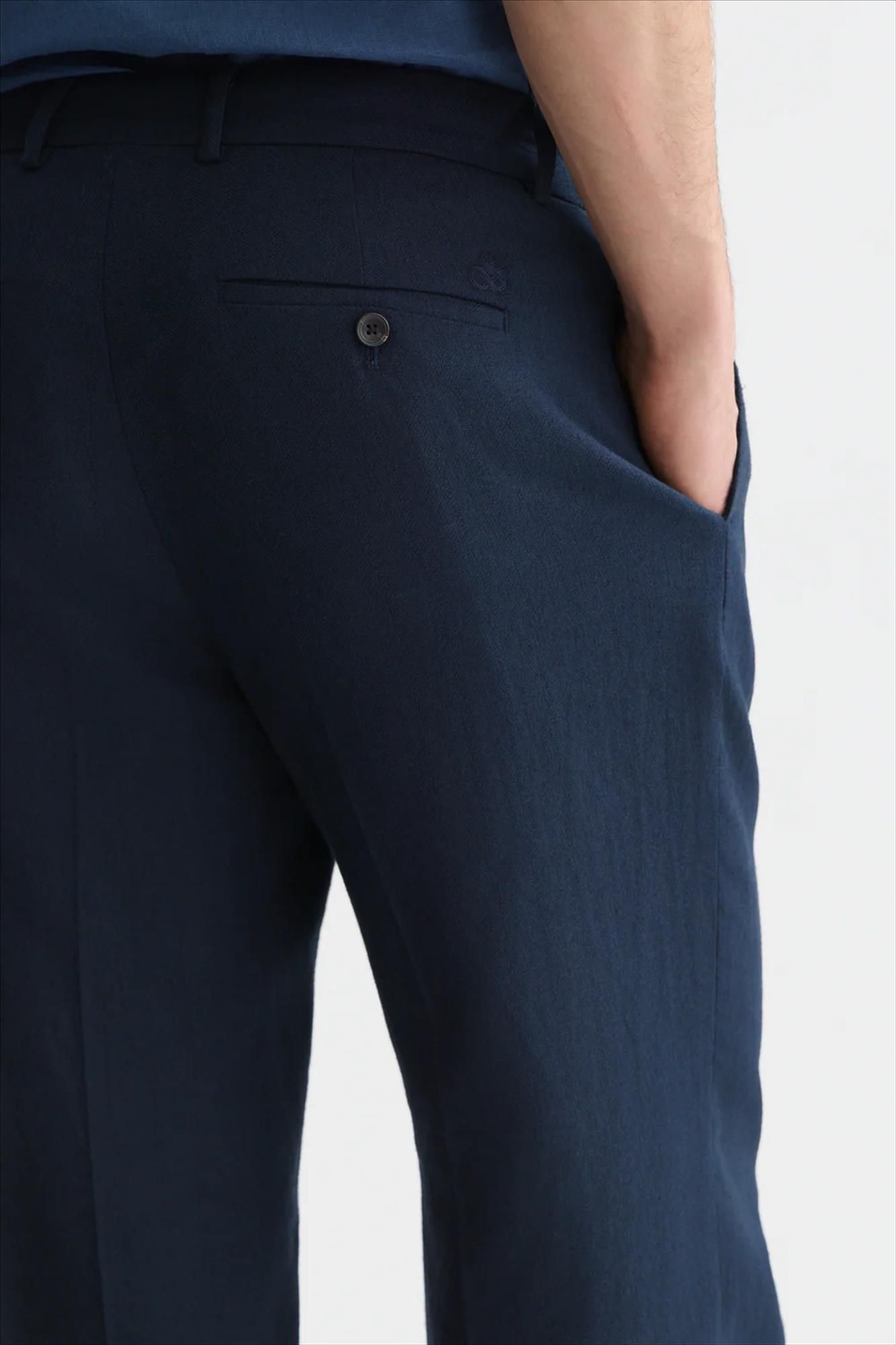 Scotch & Soda - Donkerblauwe Otis relaxed straight chino