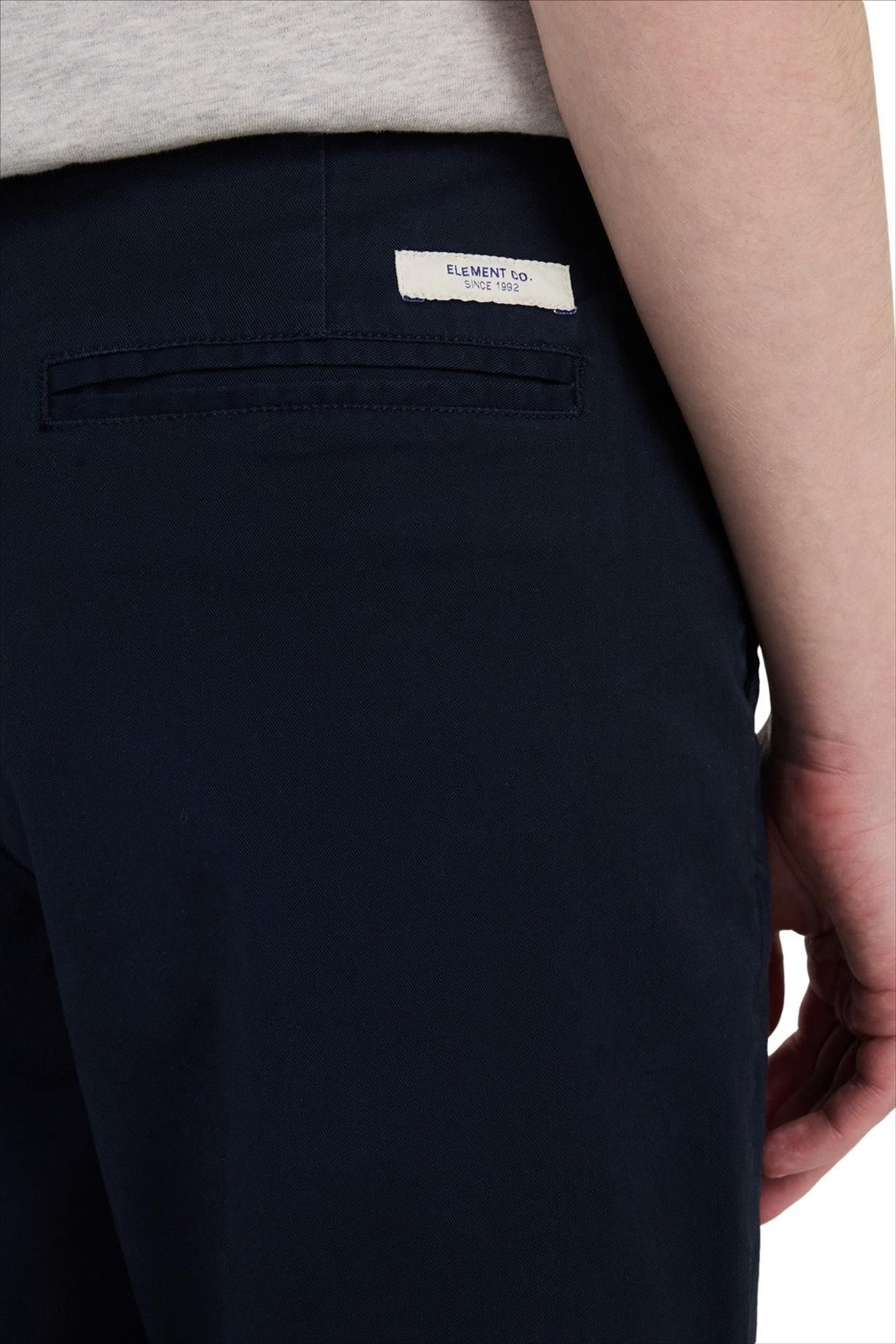 Element - Donkerblauwe Regular chino short