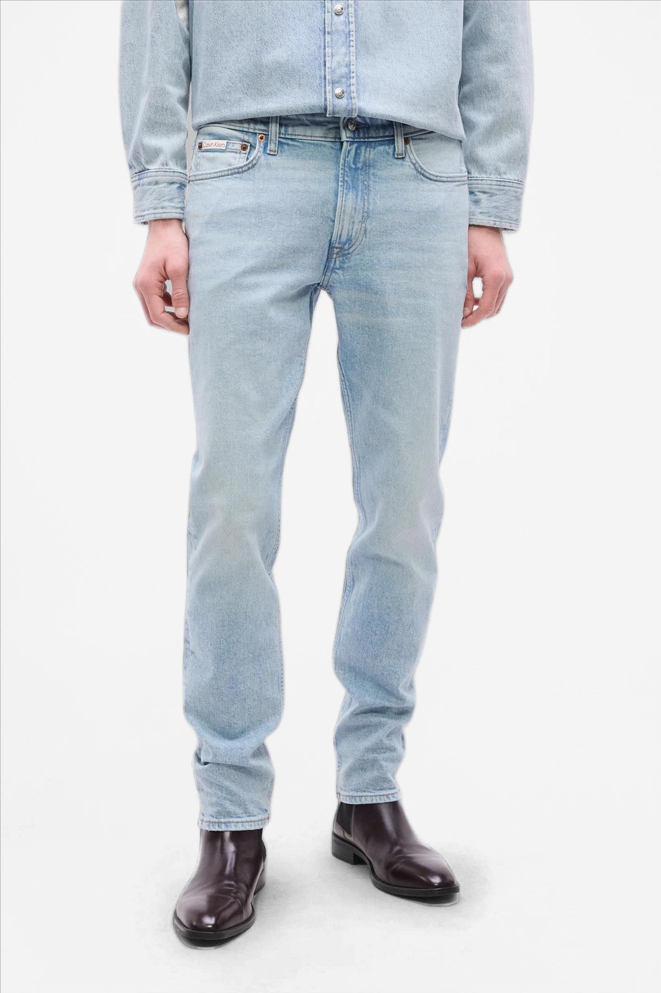 Calvin Klein Jeans - Lichtblauwe Slim Taper jeans