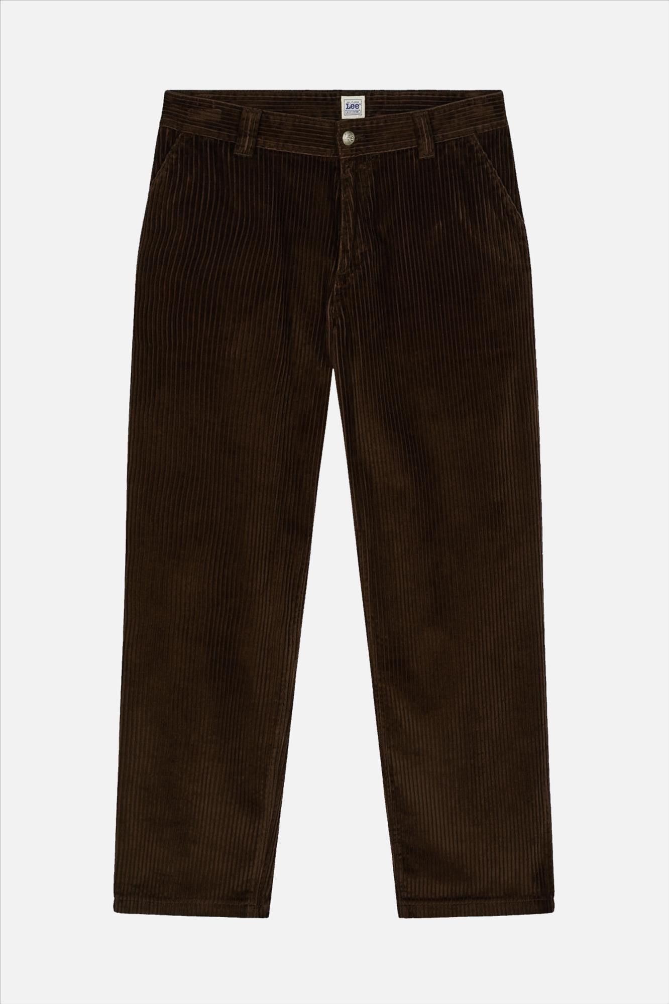 Lee - Donkerbruine Loose Workwear chino