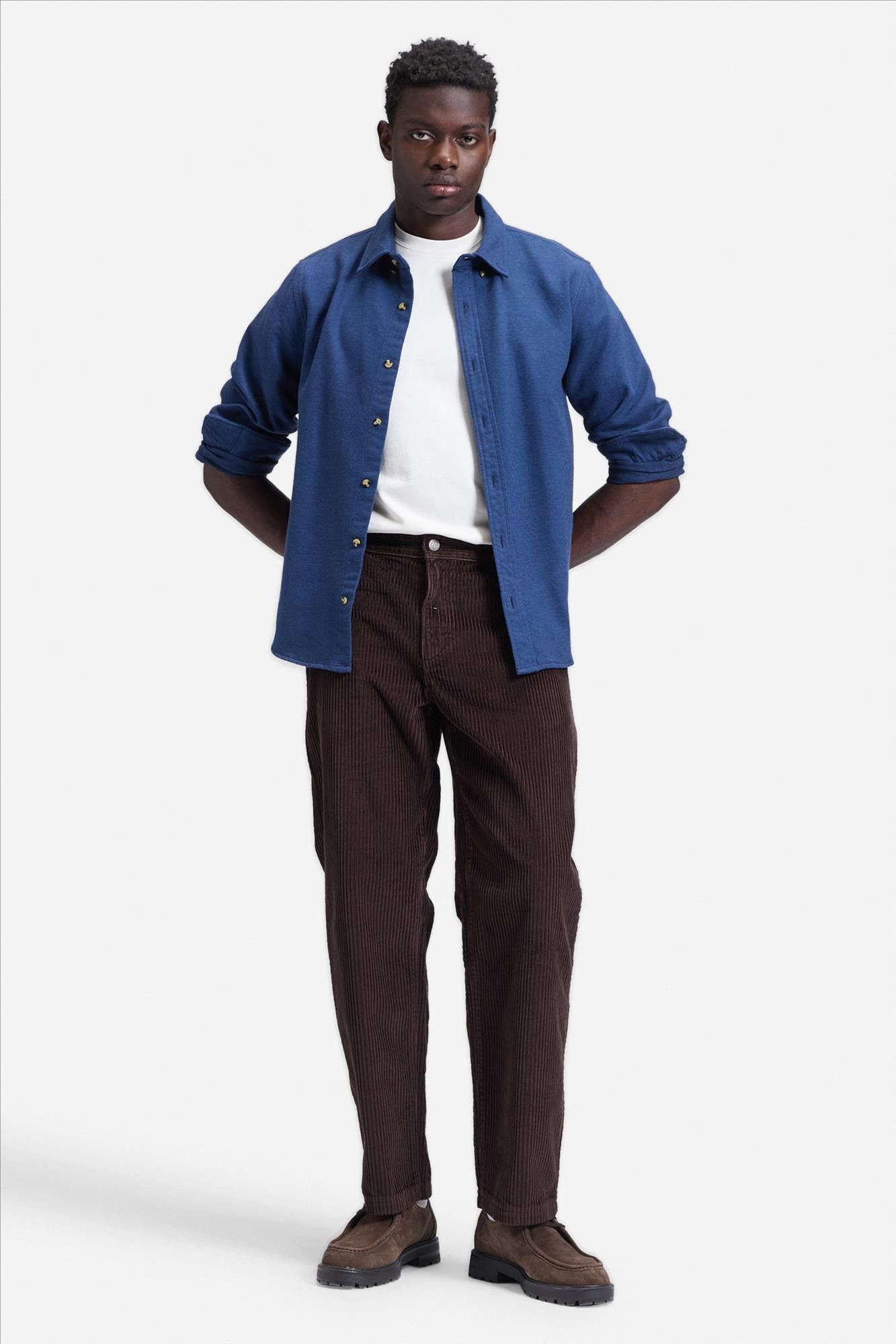 Lee - Donkerbruine Loose Workwear chino