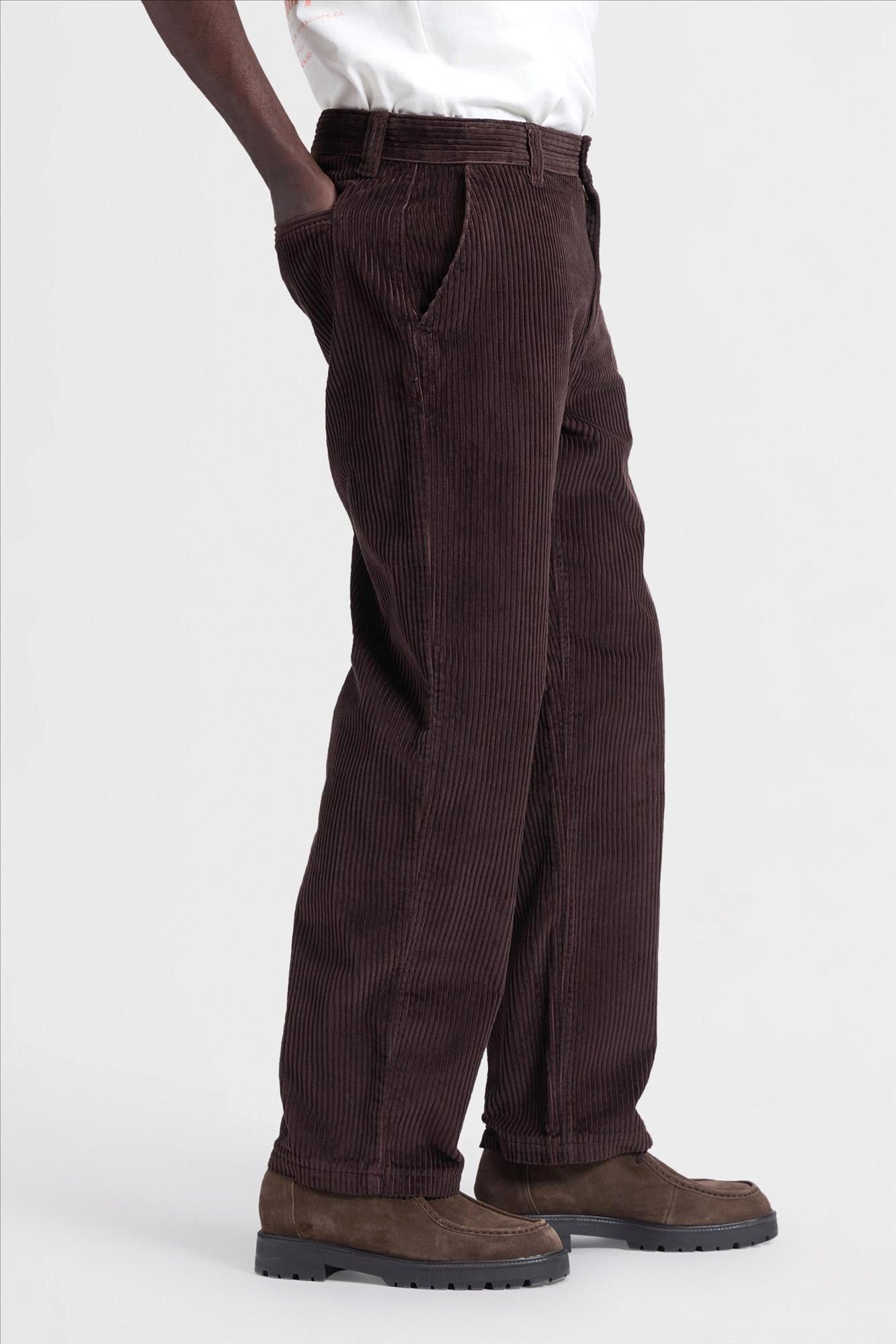 Lee - Donkerbruine Loose Workwear chino