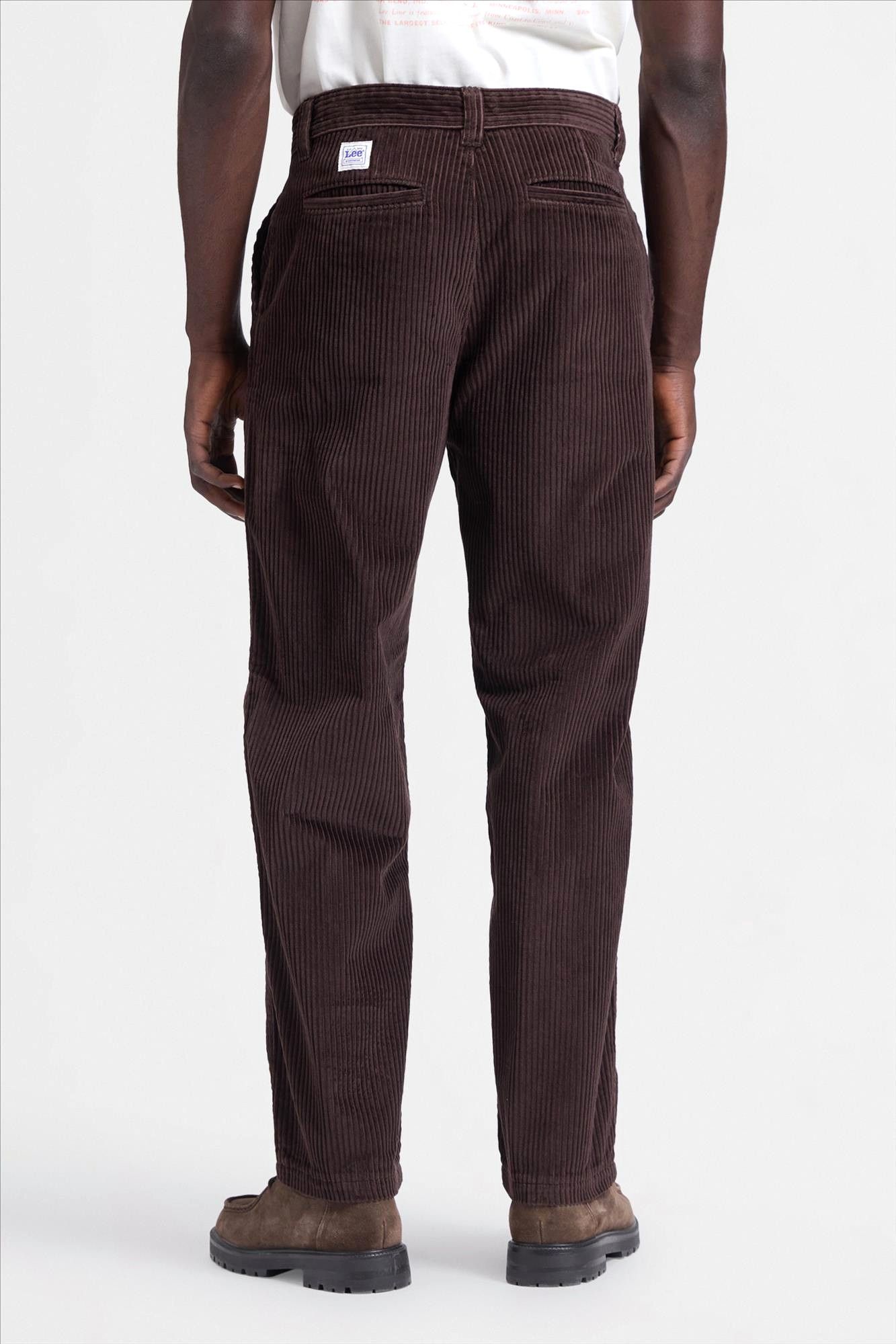 Lee - Donkerbruine Loose Workwear chino