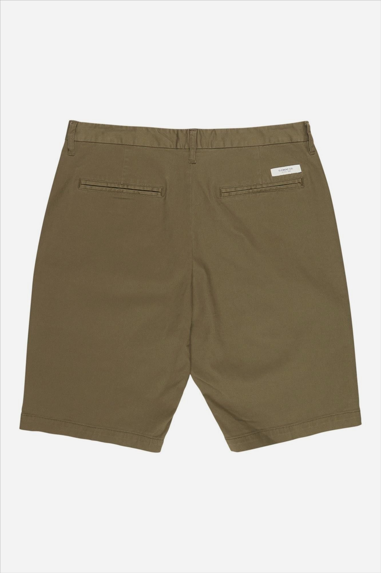 Element - Olijfgroene Regular chino short