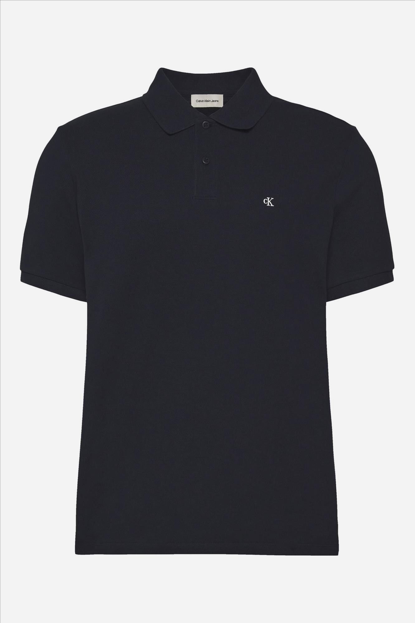 Calvin Klein Jeans - Donkerblauwe Classic Piqué polo